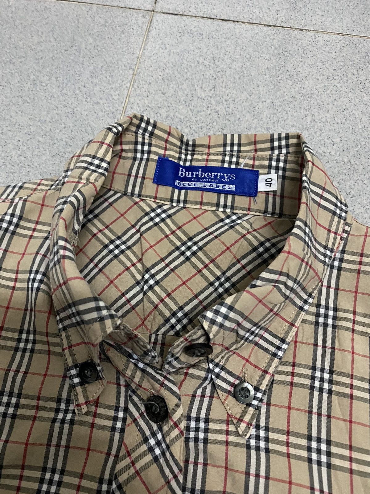 Burberry × Japanese Brand × Vintage Vintage Burberrys Novacheck Shirt Size S / US 4 / IT 40 - 4 Thumbnail