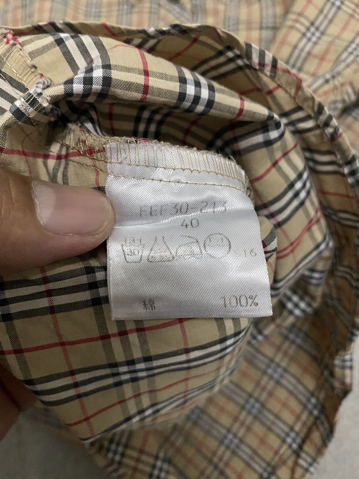 Burberry × Japanese Brand × Vintage Vintage Burberrys Novacheck Shirt Size S / US 4 / IT 40 - 6 Thumbnail