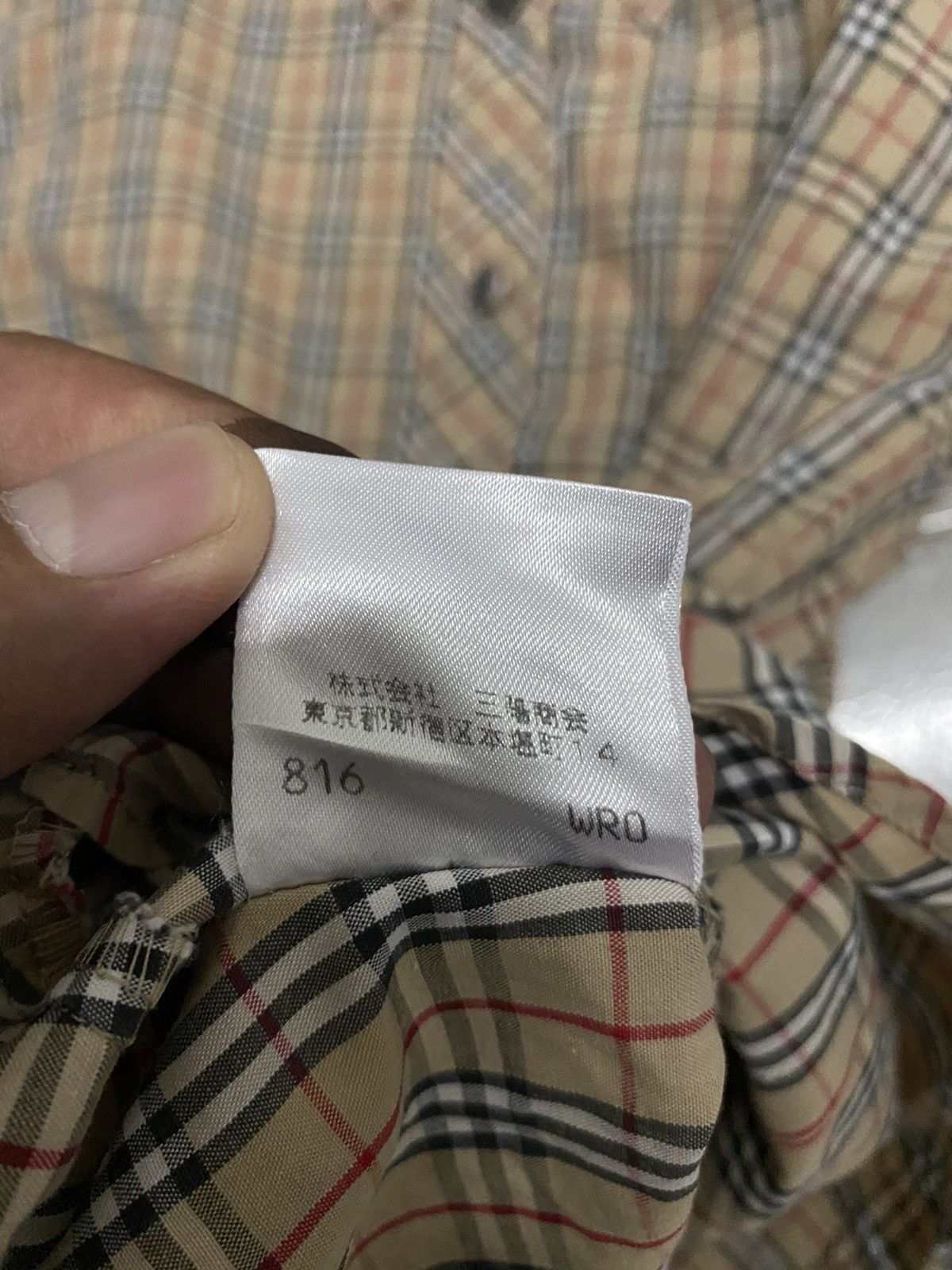 Burberry × Japanese Brand × Vintage Vintage Burberrys Novacheck Shirt Size S / US 4 / IT 40 - 7 Thumbnail