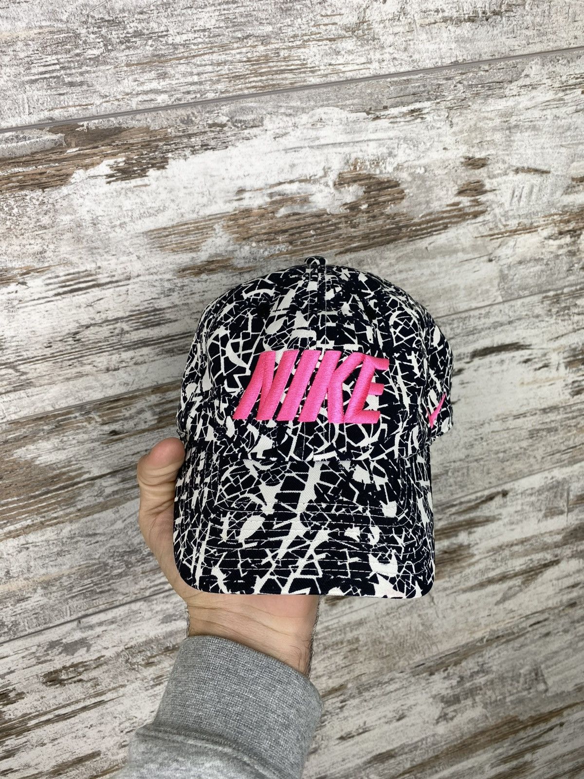 Nike × Vintage Mens Vintage Nike big logo cap rare streetwear y2k 90s Size ONE SIZE - 2 Thumbnail