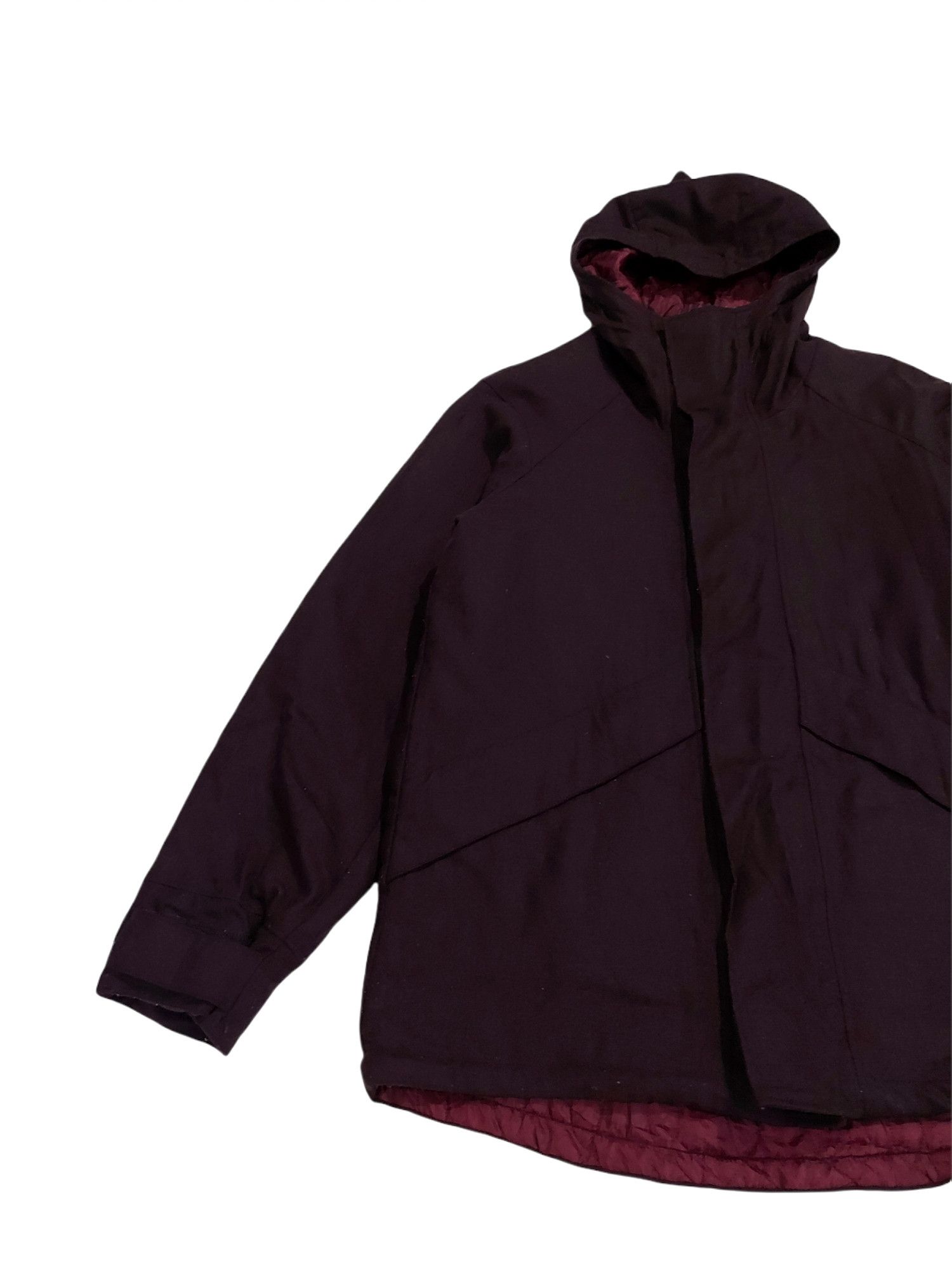 ADAM ET ROPE × Designer × Japanese Brand RARE! ADAM ET ROPE DESIGNER BURGUNDY WOOL JACKET Size US M / EU 48-50 / 2 - 6 Thumbnail
