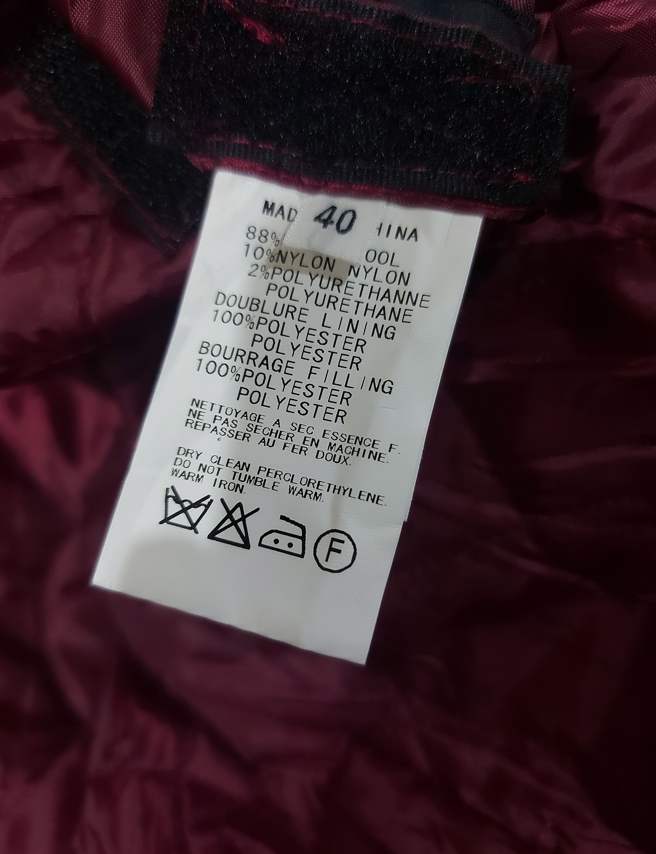 ADAM ET ROPE × Designer × Japanese Brand RARE! ADAM ET ROPE DESIGNER BURGUNDY WOOL JACKET Size US M / EU 48-50 / 2 - 9 Thumbnail