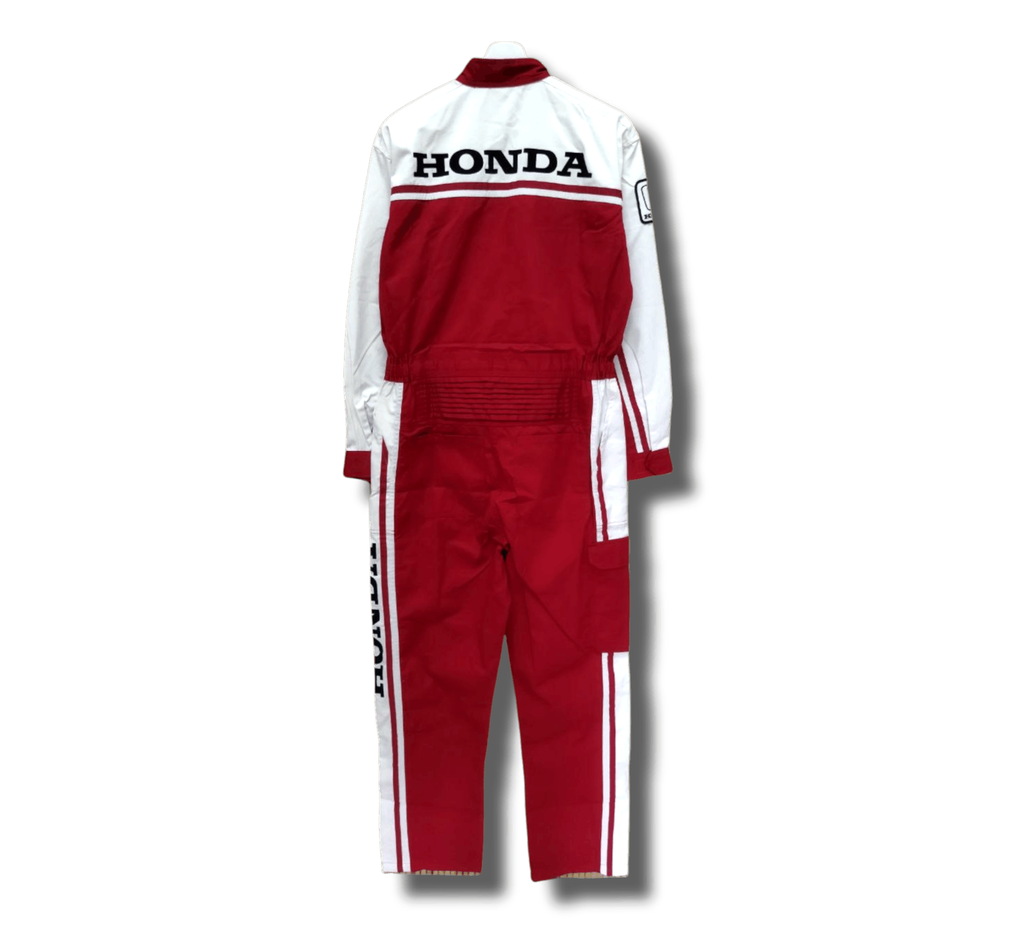 image of vintage Honda Primo Coveralls in Red/White, Men's (Size 34)