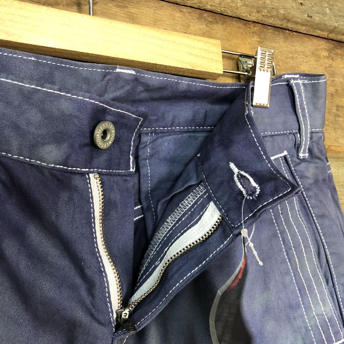 5351 POUR LES HOMMES 5251 Pour Les Hommes Blue Multipocket Cargo Pants #4884 Size US 29 - 9 Thumbnail