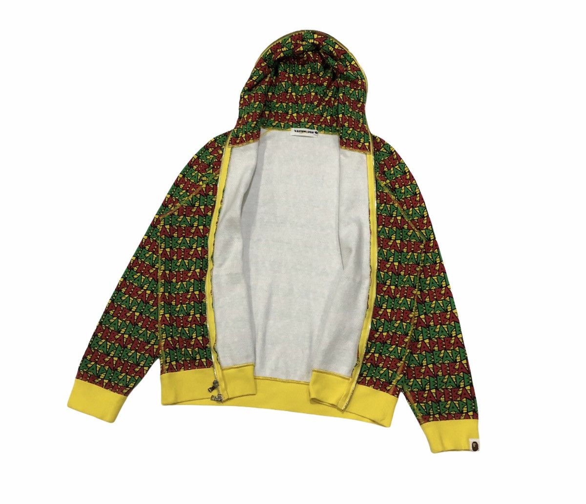 Bape Rasta Full Zip Hoodie Size US S / EU 44-46 / 1 - 4 Thumbnail
