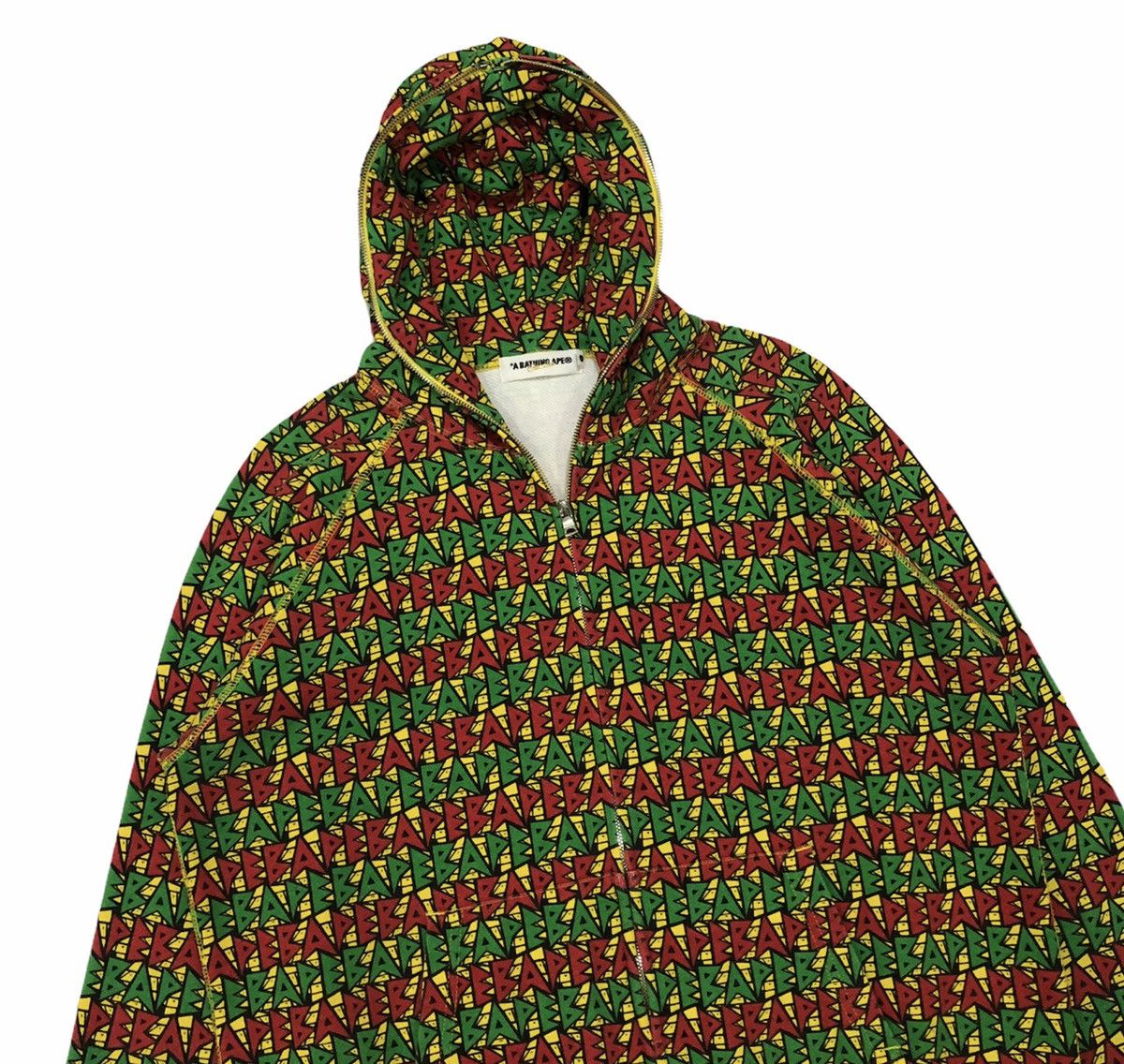 Bape Rasta Full Zip Hoodie Size US S / EU 44-46 / 1 - 3 Thumbnail