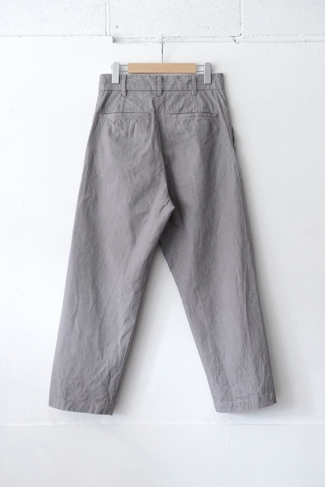 Fujito Fujito 2 Tuck Denim Trouser Light Gray Size 30 BNWT Size US 30 / EU 46 - 3 Thumbnail