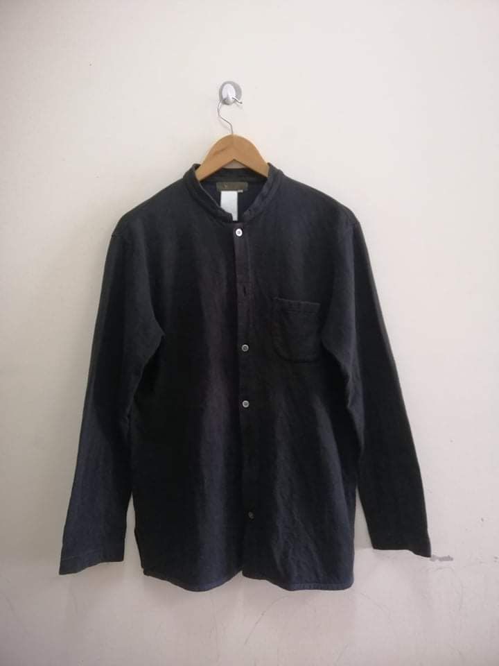 Yohji Yamamoto Y's for men long sleeve button t-shirt | Grailed