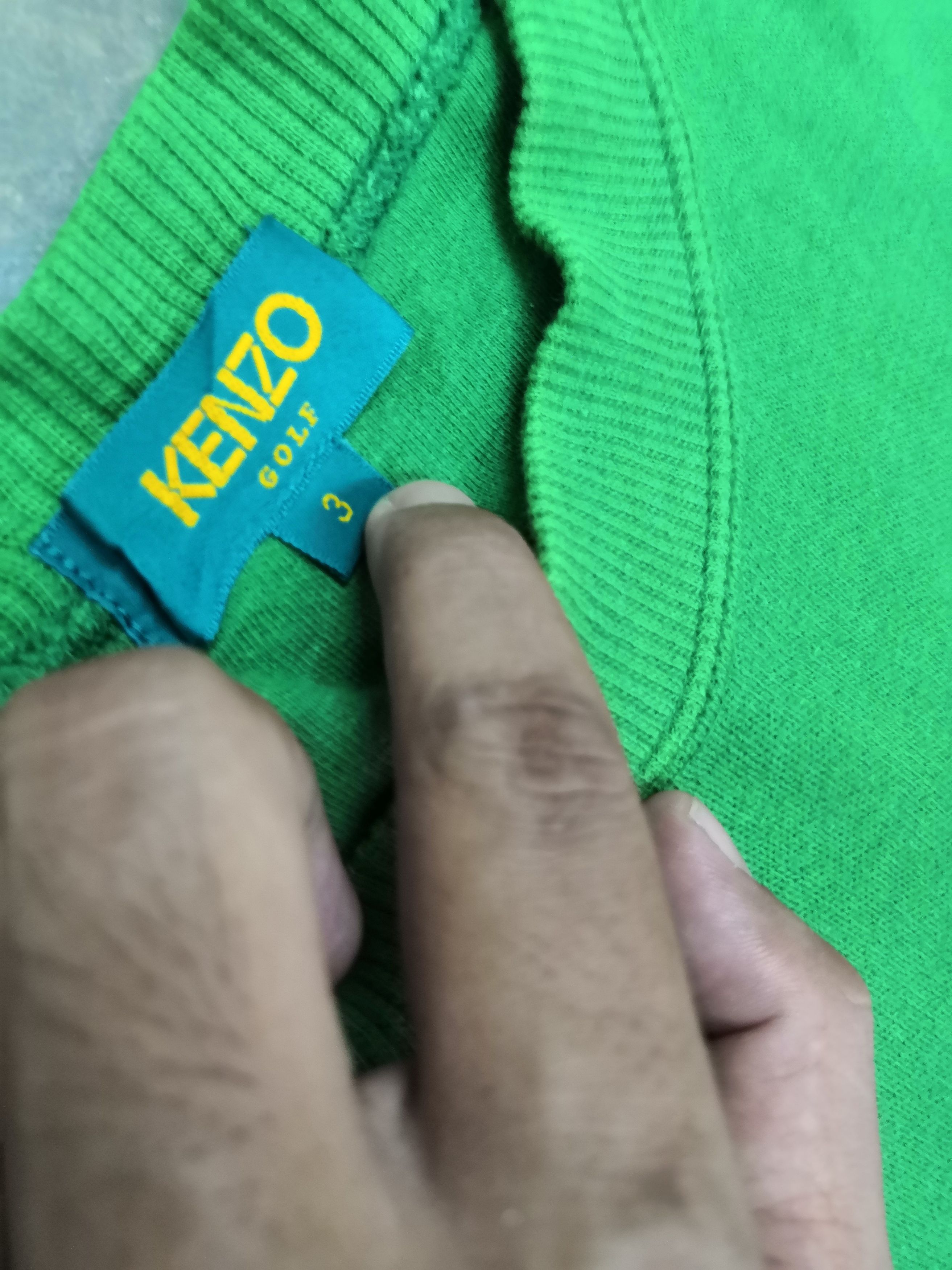 Japanese Brand × Kenzo Vtg Kenzo Golf Colourfull Word Sweatshirt Size US M / EU 48-50 / 2 - 4 Thumbnail