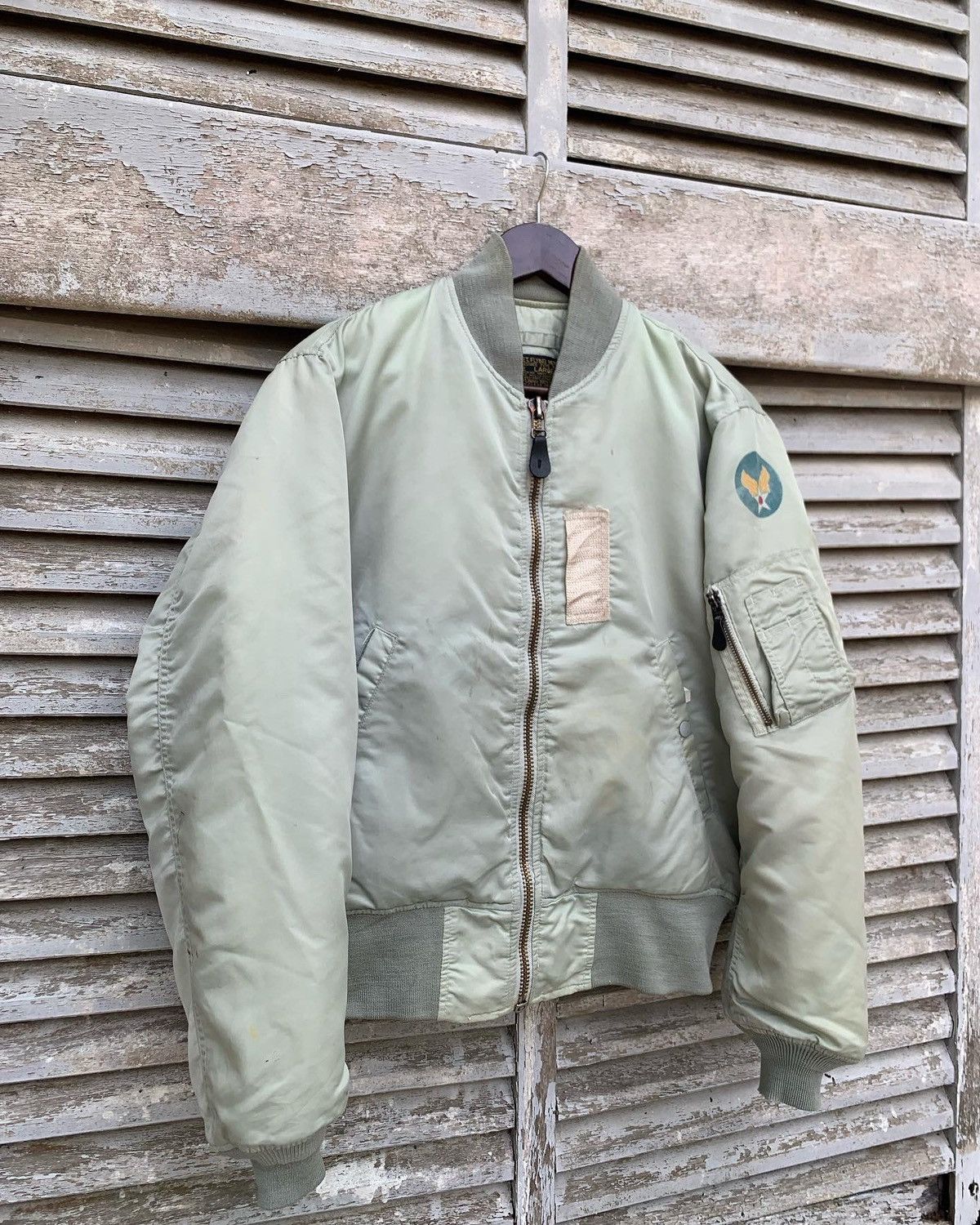 Vintage 🪖Vintage MA-1 USAF Man Intermediate Bomber Jacket Size US M / EU 48-50 / 2 - 3 Thumbnail