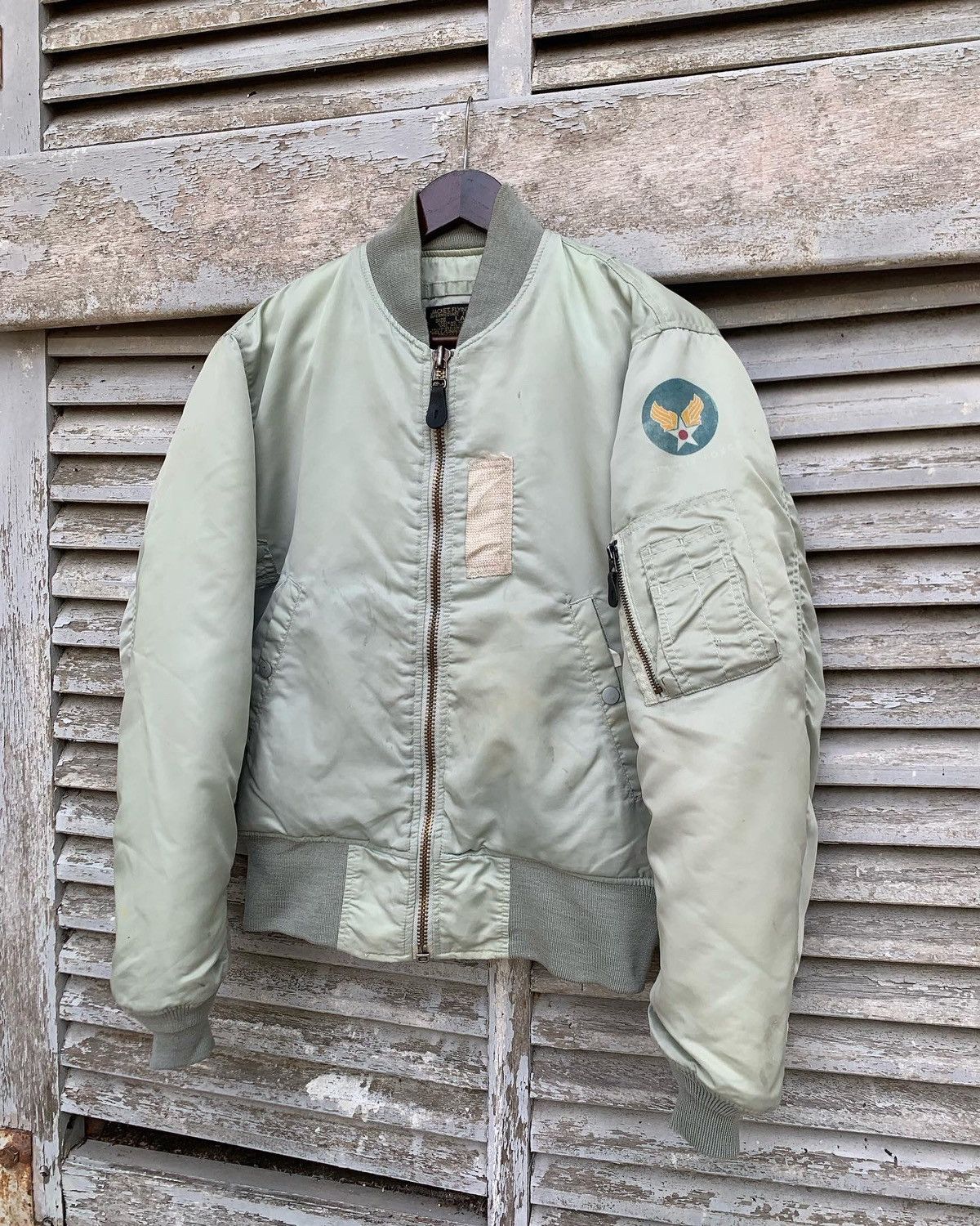 Vintage 🪖Vintage MA-1 USAF Man Intermediate Bomber Jacket Size US M / EU 48-50 / 2 - 1 Thumbnail