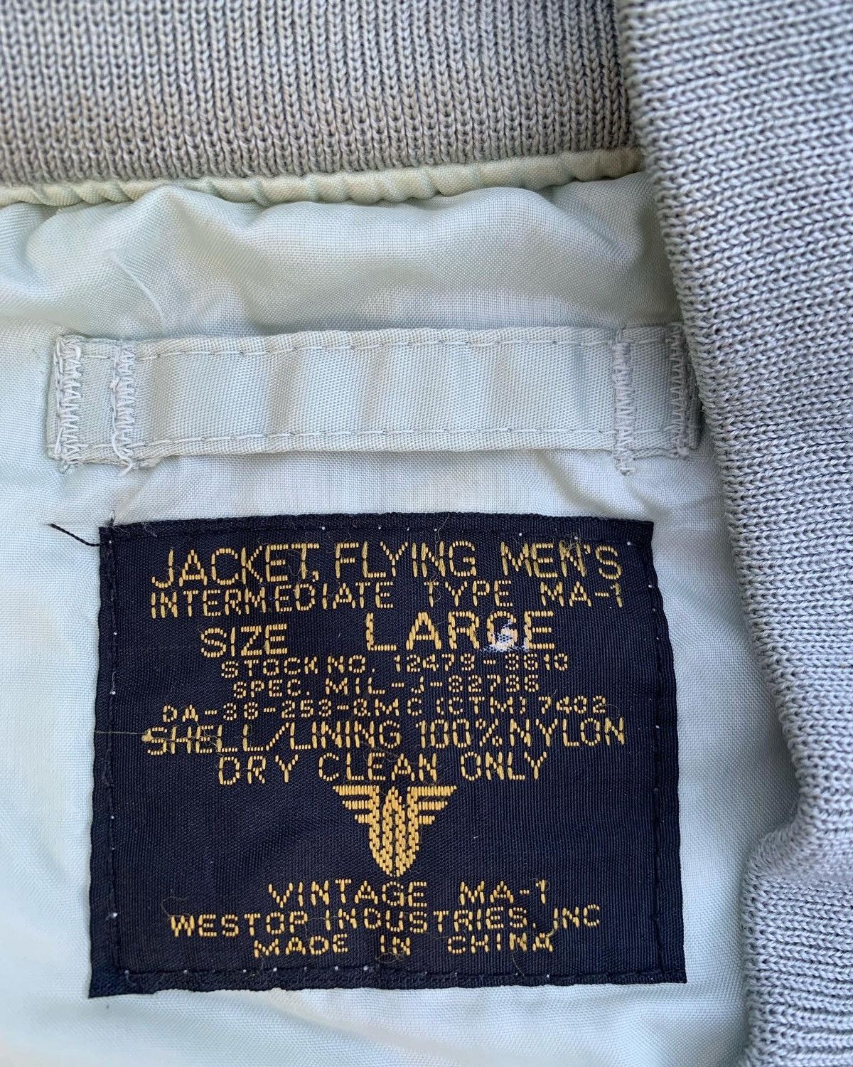 Vintage 🪖Vintage MA-1 USAF Man Intermediate Bomber Jacket Size US M / EU 48-50 / 2 - 8 Thumbnail