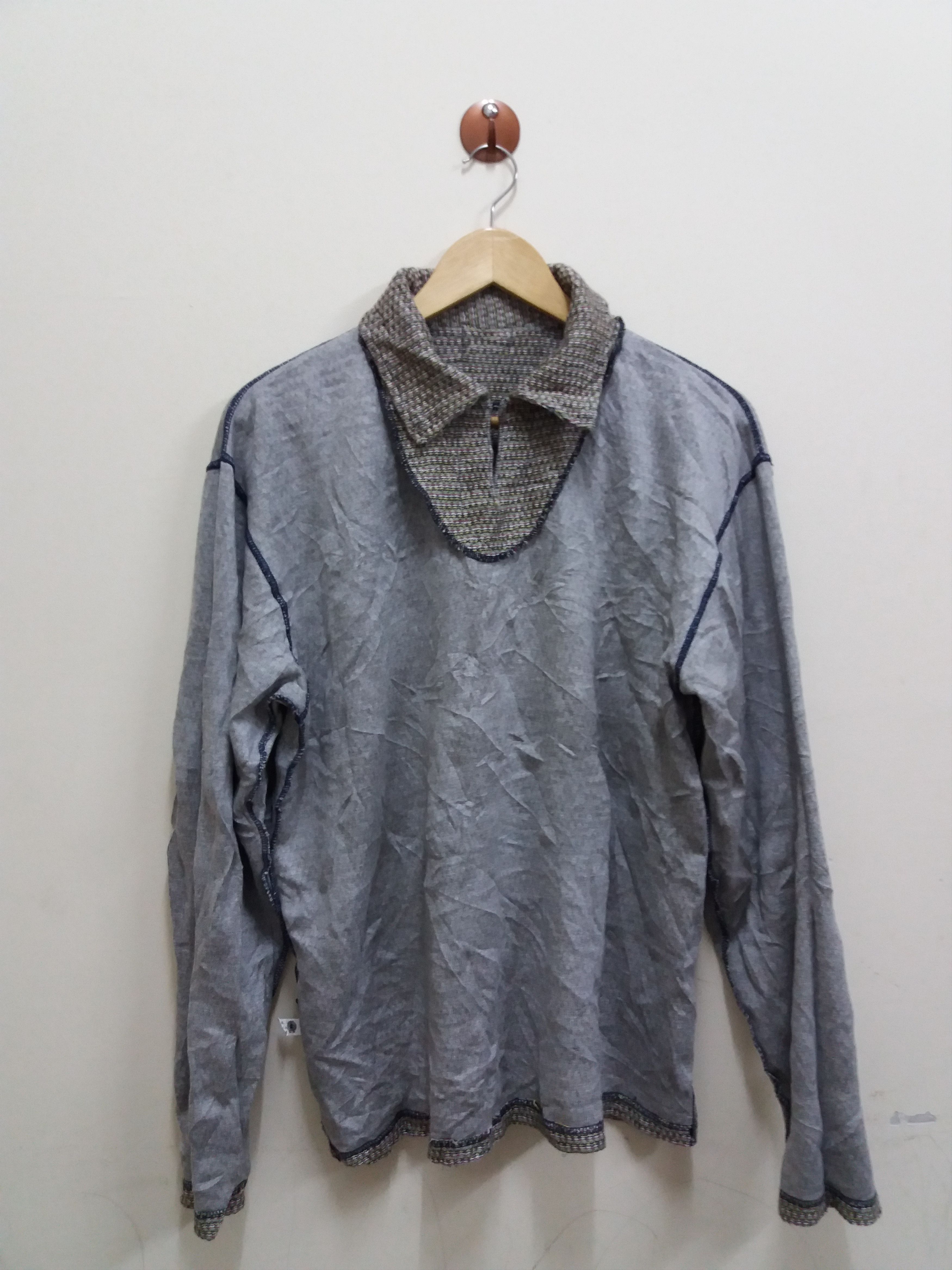 Beams Plus Beams long sleeve knitwear bermuda kapital style Size US L / EU 52-54 / 3 - 3 Thumbnail