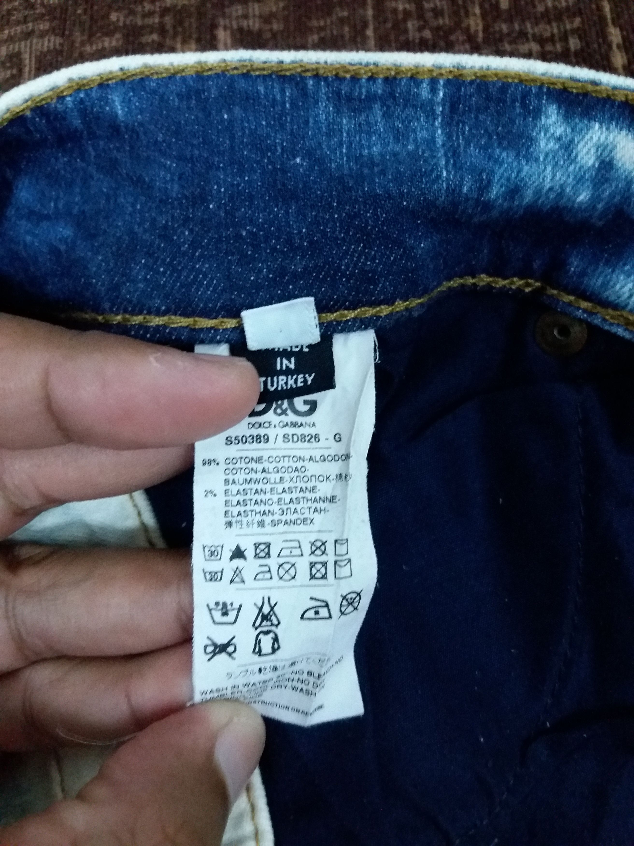 Dolce & Gabbana Dolce & Gabbana girly acid wash jeans waist size 30 inches Size US 30 / EU 46 - 7 Thumbnail