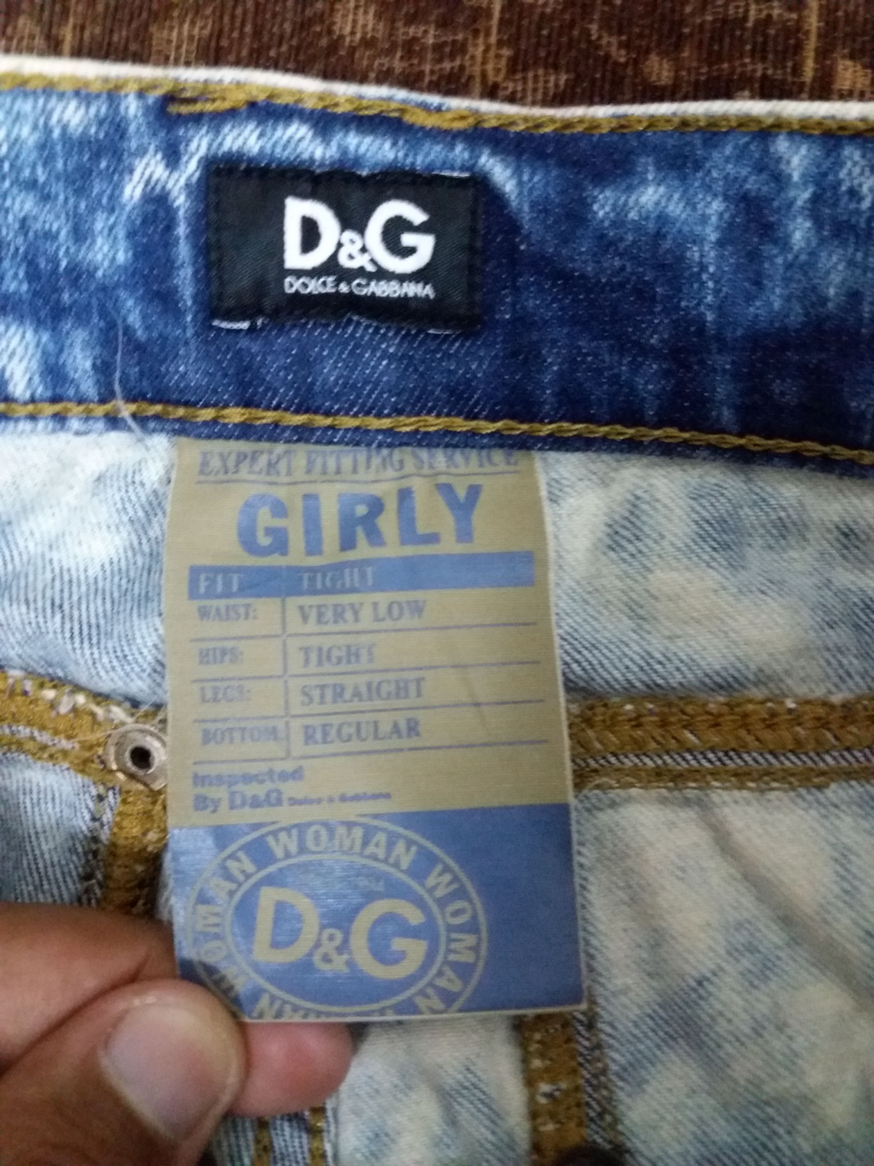 Dolce & Gabbana Dolce & Gabbana girly acid wash jeans waist size 30 inches Size US 30 / EU 46 - 6 Thumbnail