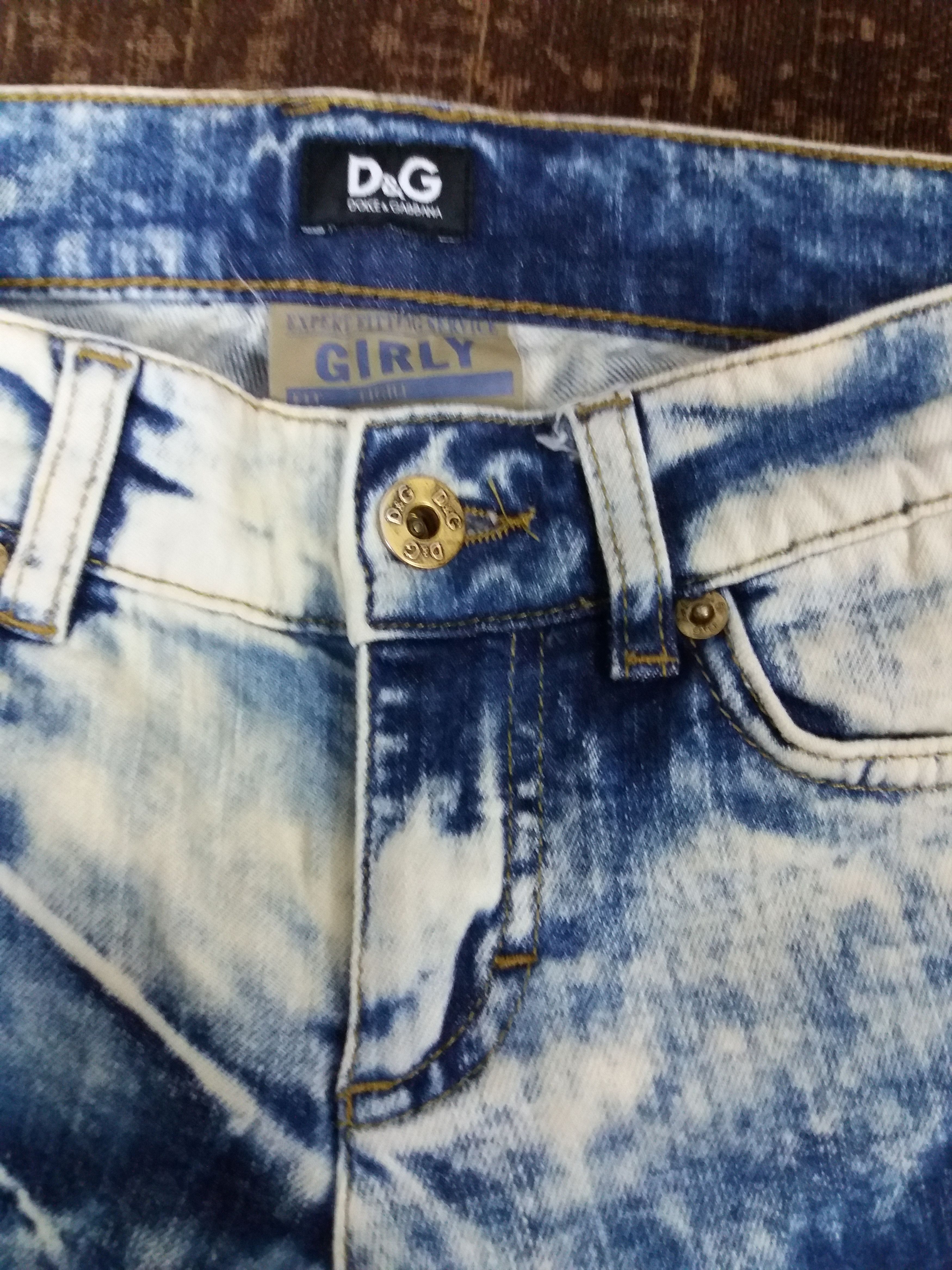 Dolce & Gabbana Dolce & Gabbana girly acid wash jeans waist size 30 inches Size US 30 / EU 46 - 5 Thumbnail