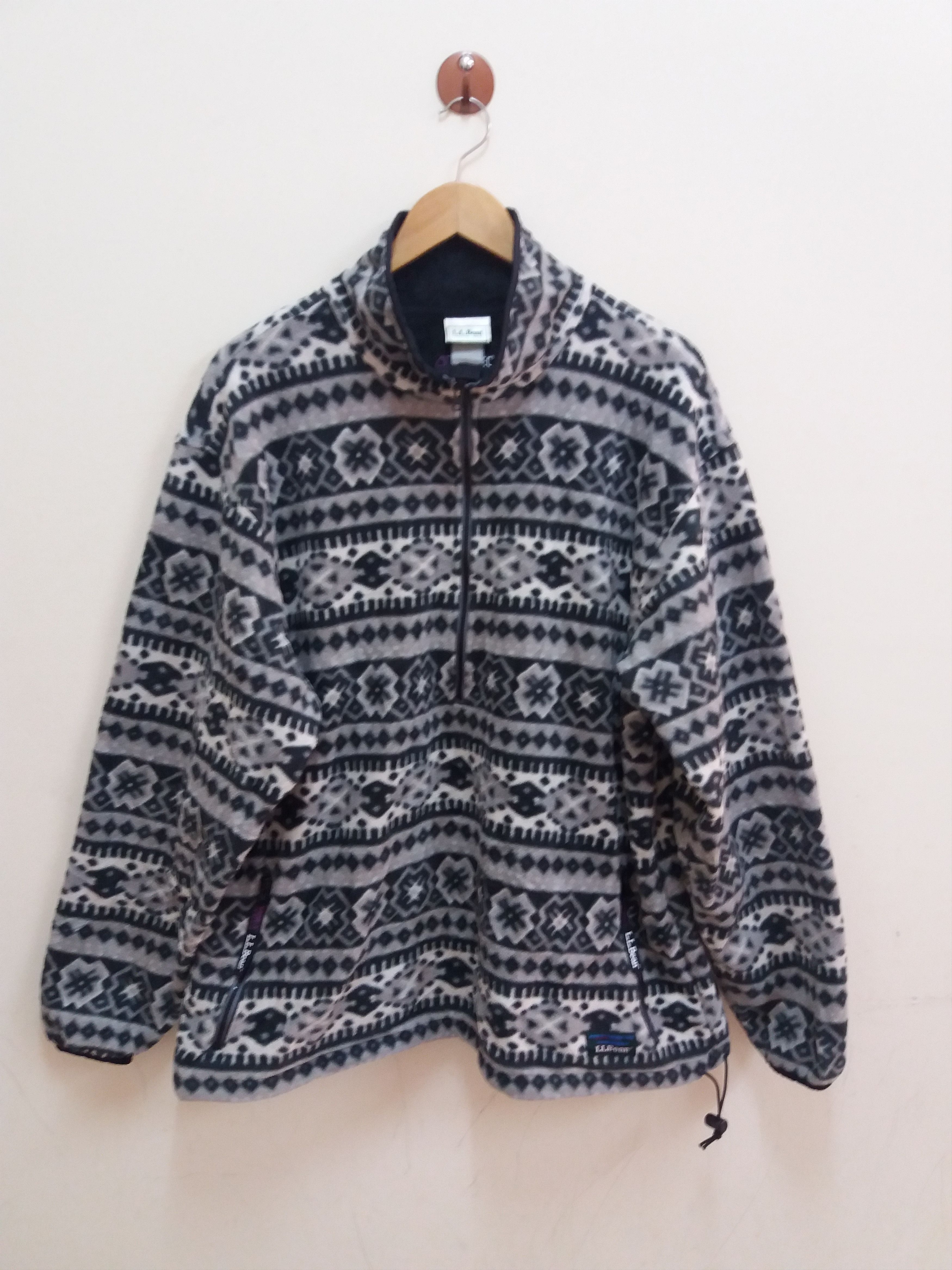 L.L. Bean LL Bean printed fleece jacket polartec windbloc series Size US L / EU 52-54 / 3 - 1 Thumbnail