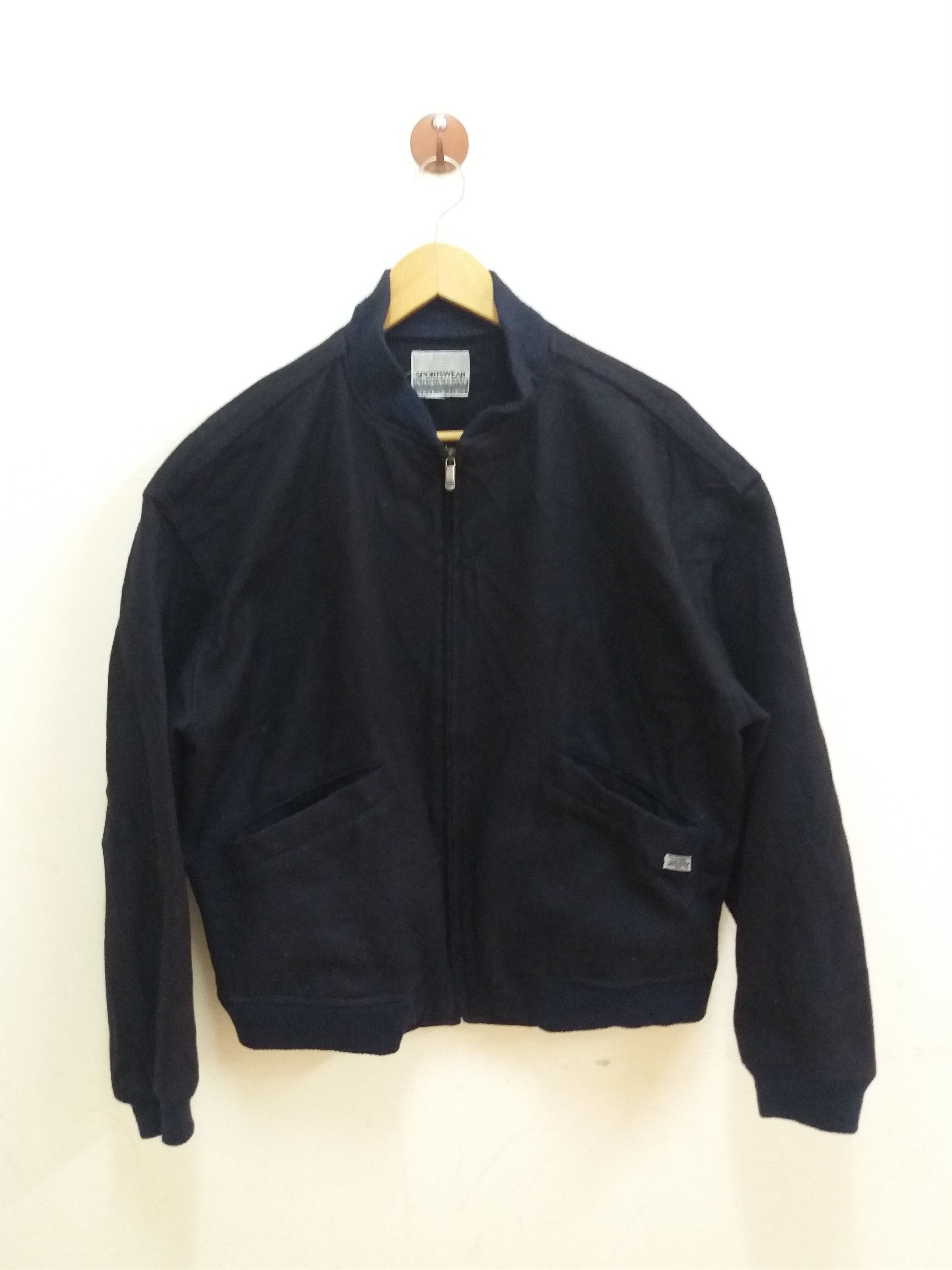 Krizia Uomo Krizia Uomo Sportswear wool zipper jacket made in italy Size US L / EU 52-54 / 3 - 1 Thumbnail