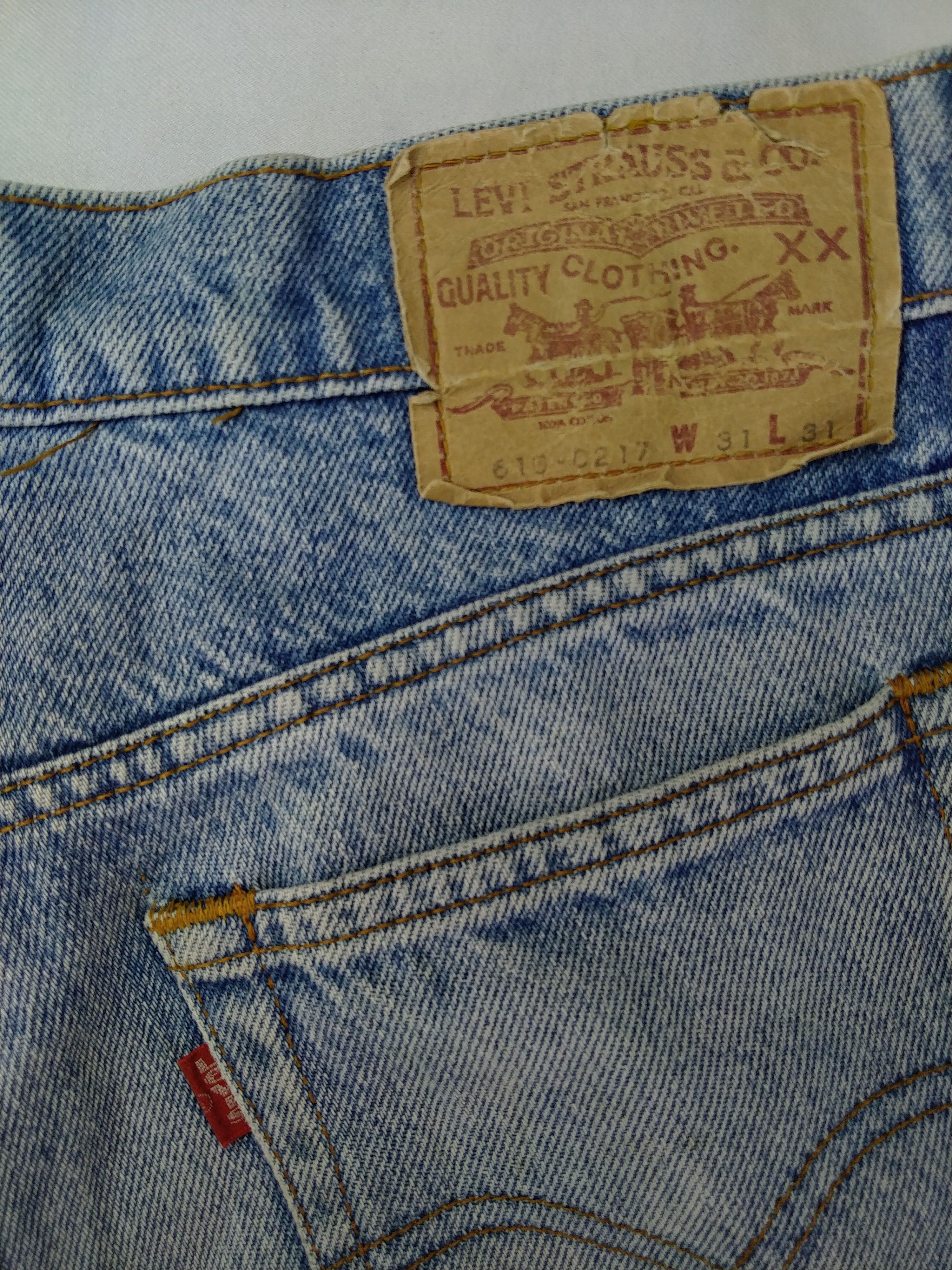 Levi's Blue Wash Vintage Levi's 610 Jeans 30x30 Denim -JN972 Size US 30 / EU 46 - 9 Thumbnail