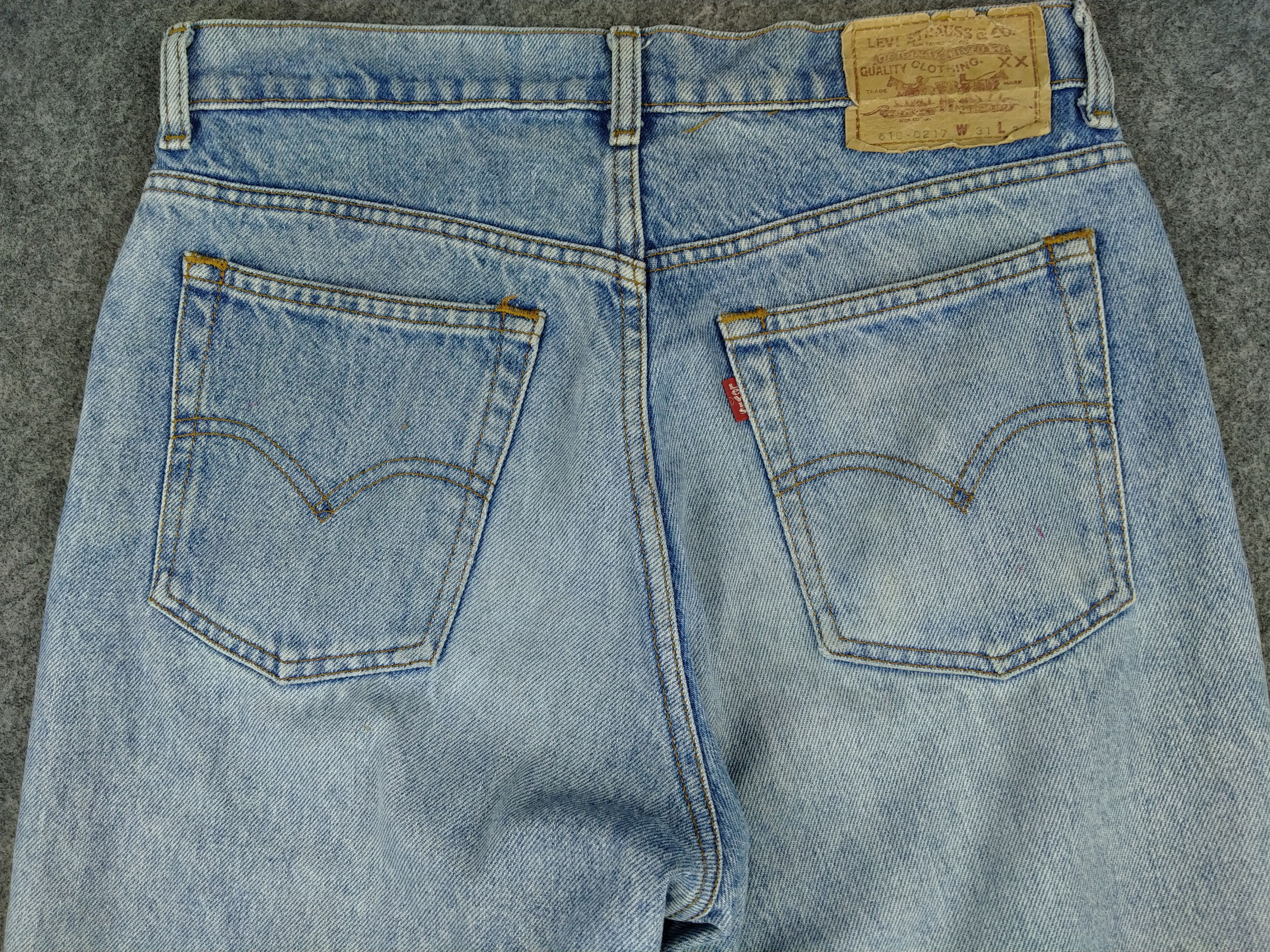 Levi's Blue Wash Vintage Levi's 610 Jeans 30x30 Denim -JN972 Size US 30 / EU 46 - 4 Thumbnail