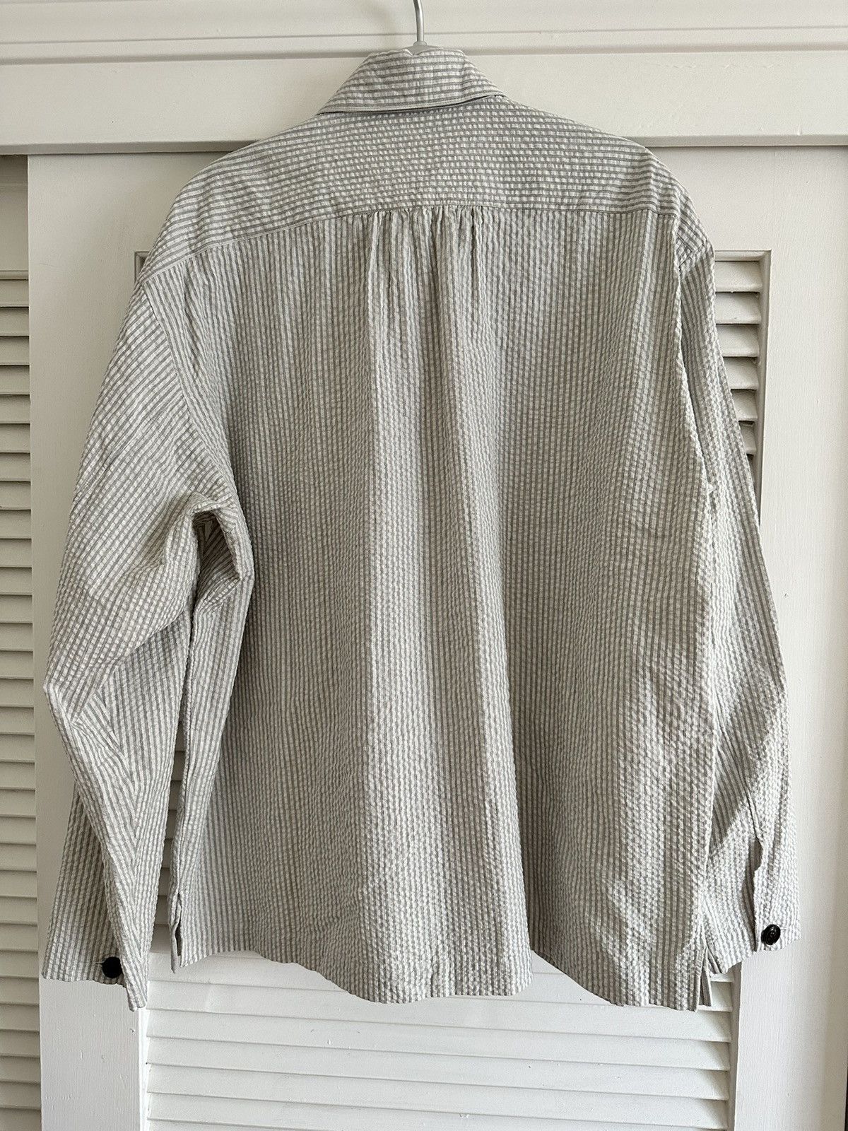 Fujito Fujito Shirt Jacket Natural Stripe Size 1 BNWT Size US S / EU 44-46 / 1 - 5 Thumbnail