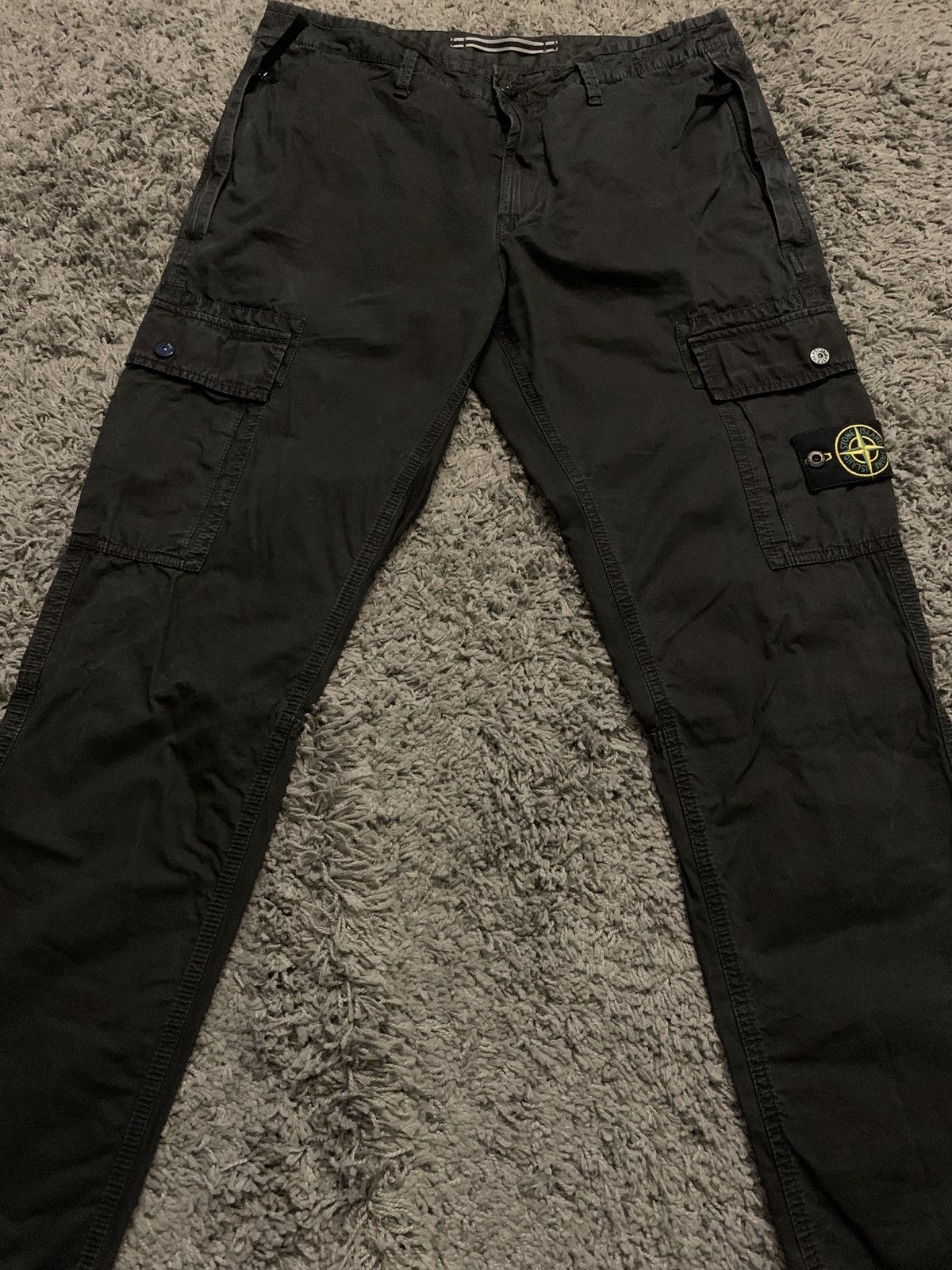STONE ISLAND Tapered Cotton-Blend Cargos