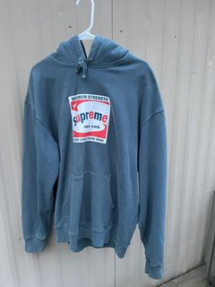 Supreme X Jordan Hoodie L White Jumpman New York Box Logo Bogo