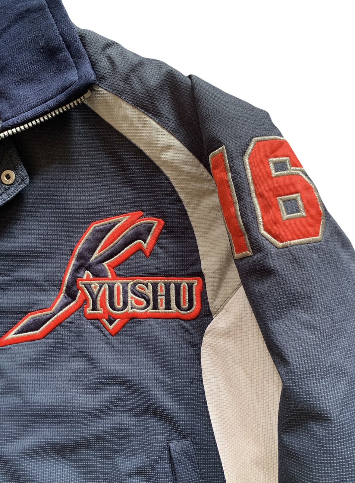 Vintage 👹Vintage Rawlings Baseball K Yushu 16 Varsity Jacket Size US L / EU 52-54 / 3 - 8 Thumbnail