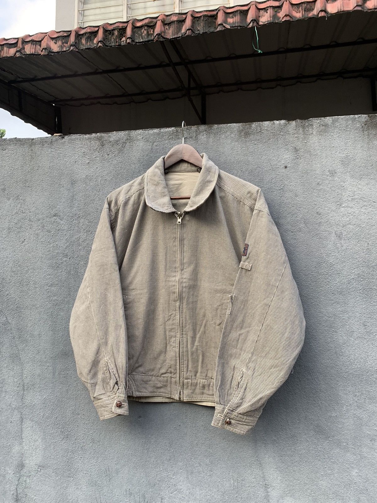 Vintage Vintage Crocodile Classic Reversible Bomber Jacket Size US S / EU 44-46 / 1 - 10 Thumbnail