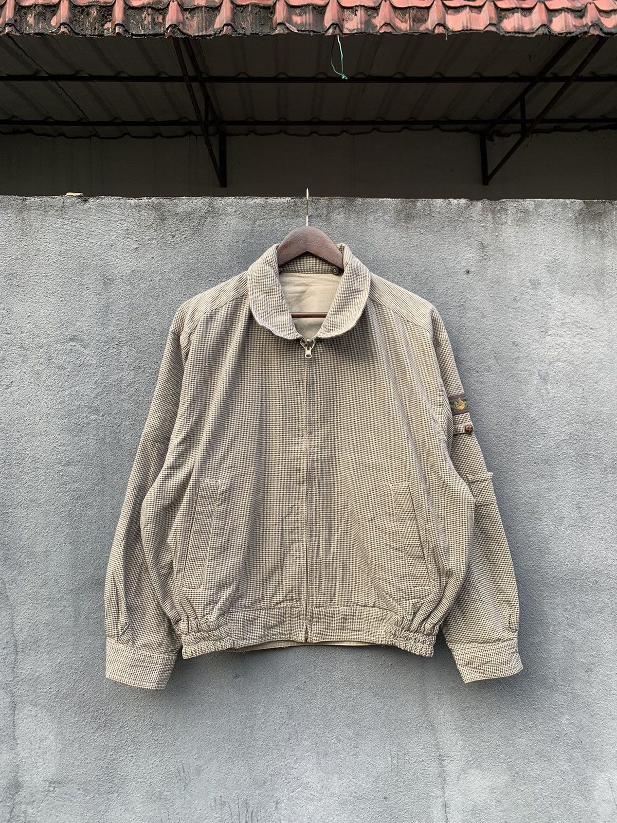 Vintage Vintage Crocodile Classic Reversible Bomber Jacket Size US S / EU 44-46 / 1 - 3 Thumbnail