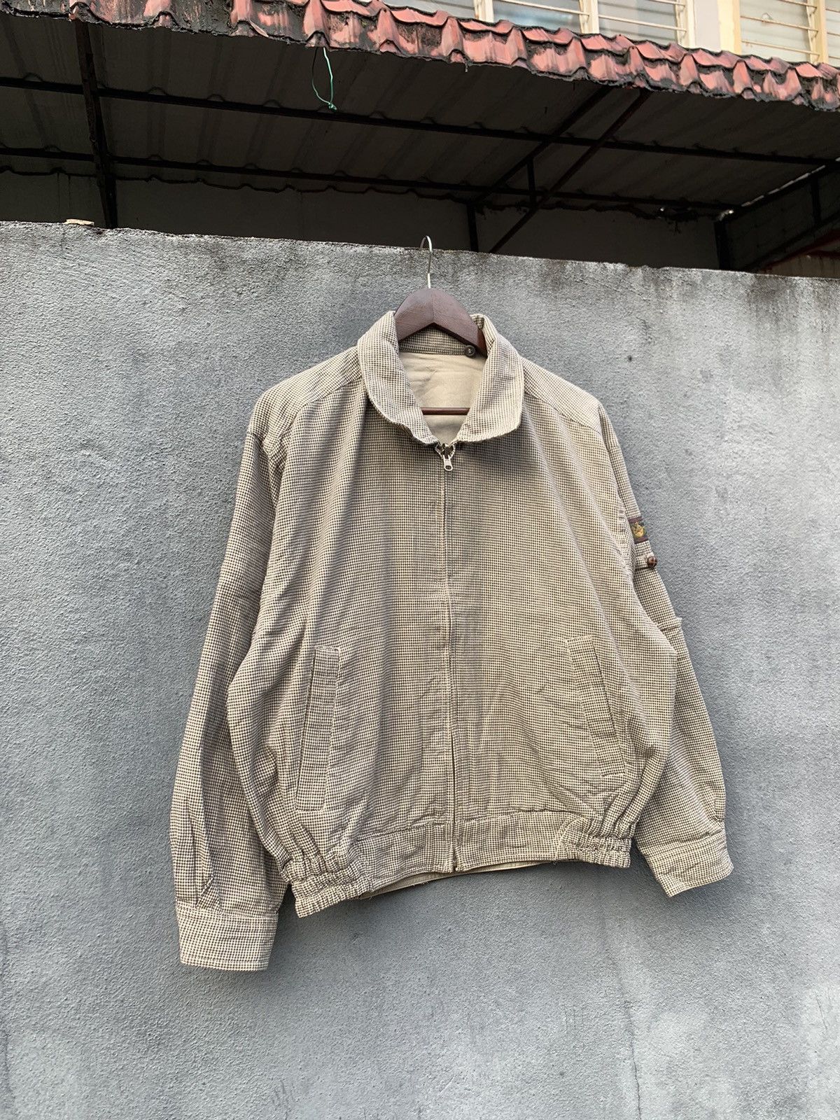Vintage Vintage Crocodile Classic Reversible Bomber Jacket Size US S / EU 44-46 / 1 - 4 Thumbnail