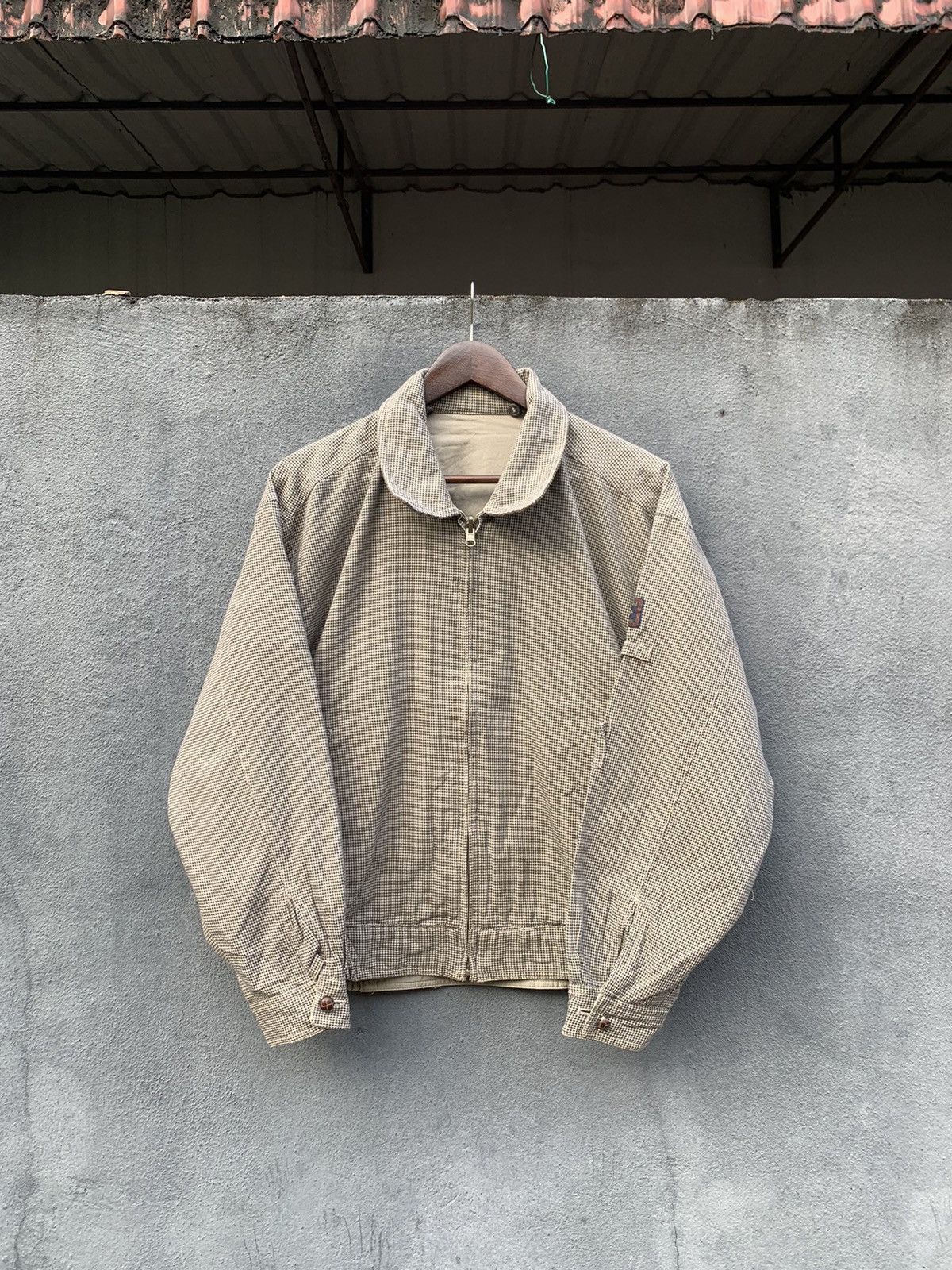 Vintage Vintage Crocodile Classic Reversible Bomber Jacket Size US S / EU 44-46 / 1 - 9 Thumbnail