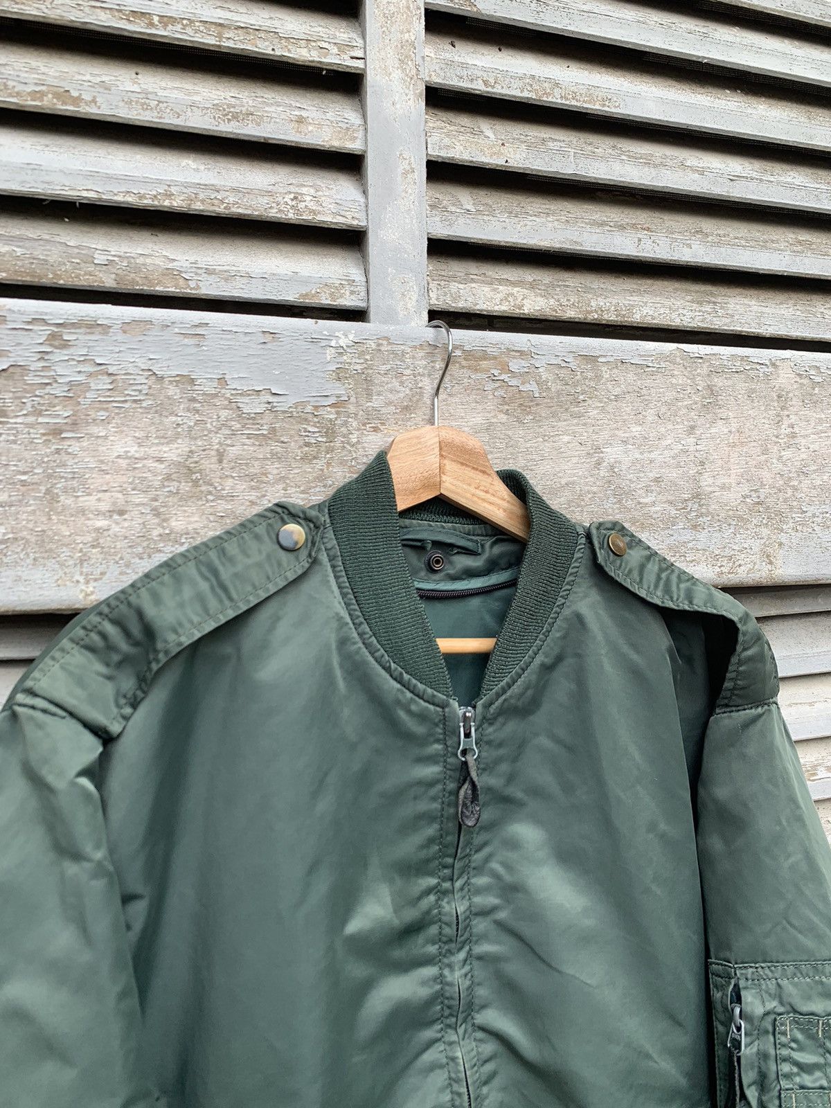 Vintage 🪖Vintage Flyers MA-1 Man Intermediate Bomber Jacket Size US L / EU 52-54 / 3 - 10 Thumbnail