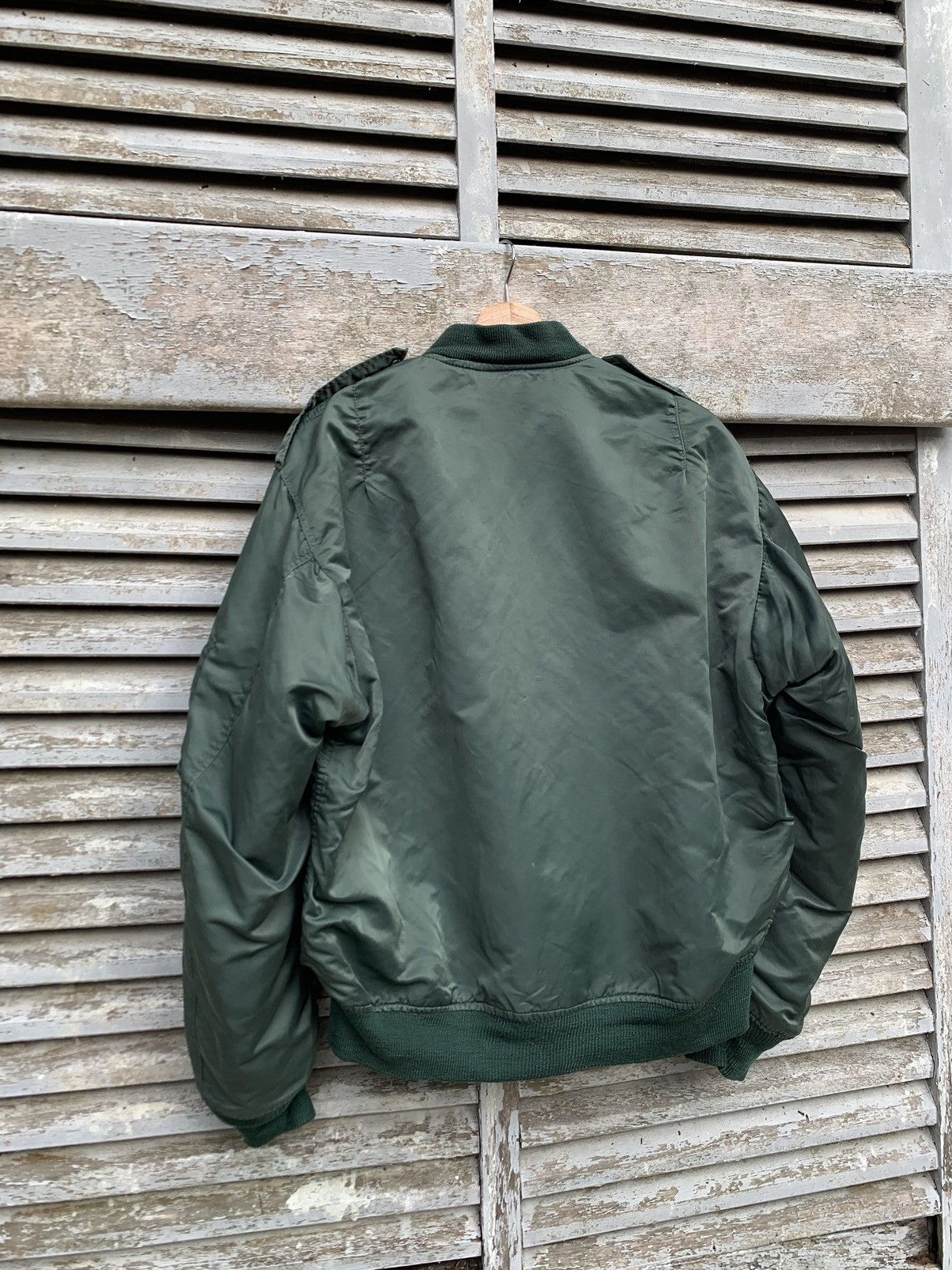 Vintage 🪖Vintage Flyers MA-1 Man Intermediate Bomber Jacket Size US L / EU 52-54 / 3 - 8 Thumbnail