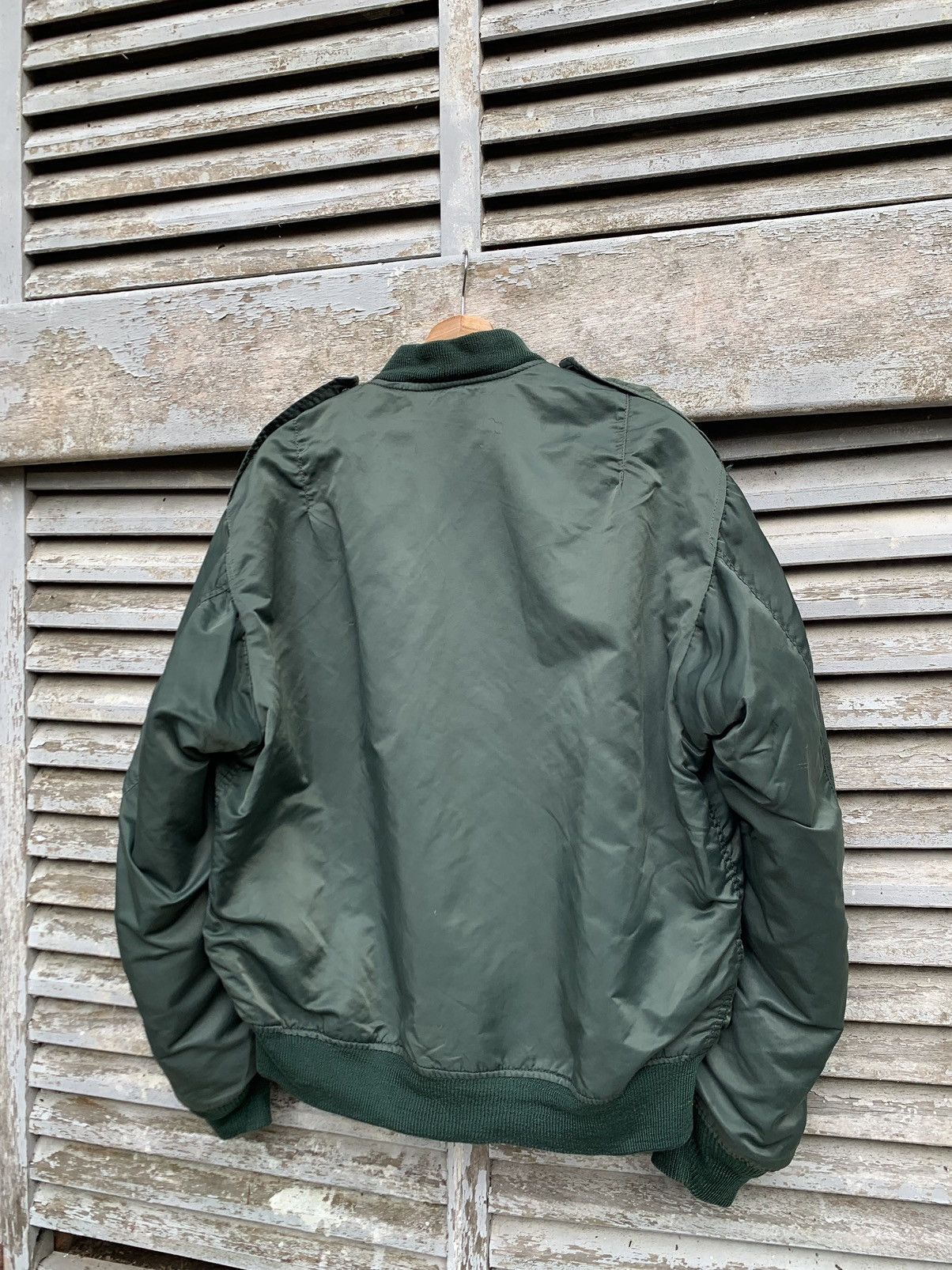 Vintage 🪖Vintage Flyers MA-1 Man Intermediate Bomber Jacket Size US L / EU 52-54 / 3 - 9 Thumbnail