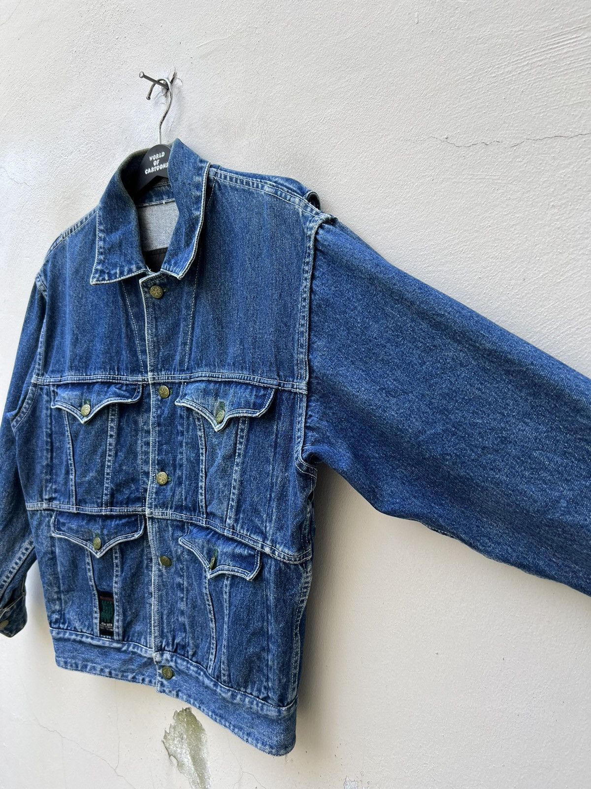 Nicole Club RARE !! Vintage 90s Nicole Club Japan Tactical Denim Jacket Size US L / EU 52-54 / 3 - 10 Thumbnail