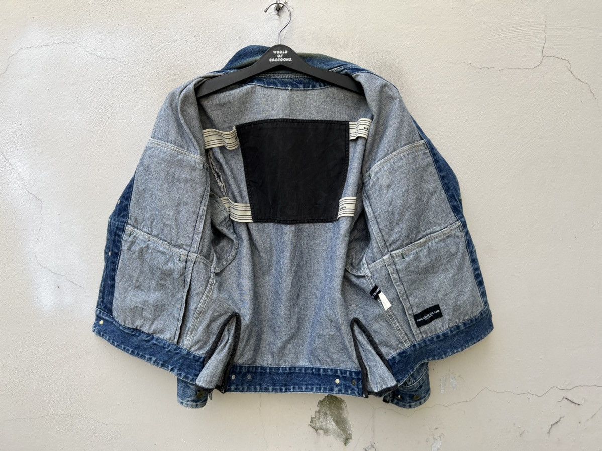 Nicole Club RARE !! Vintage 90s Nicole Club Japan Tactical Denim Jacket Size US L / EU 52-54 / 3 - 21 Thumbnail