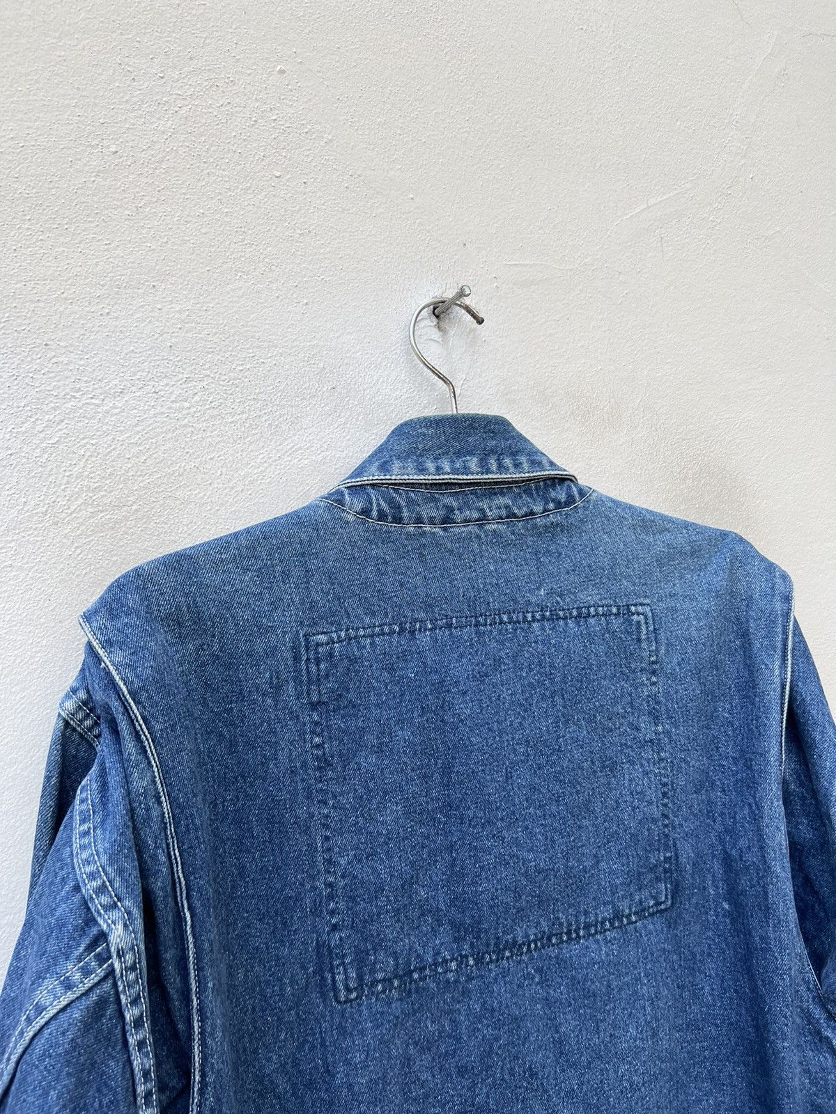 Nicole Club RARE !! Vintage 90s Nicole Club Japan Tactical Denim Jacket Size US L / EU 52-54 / 3 - 20 Thumbnail