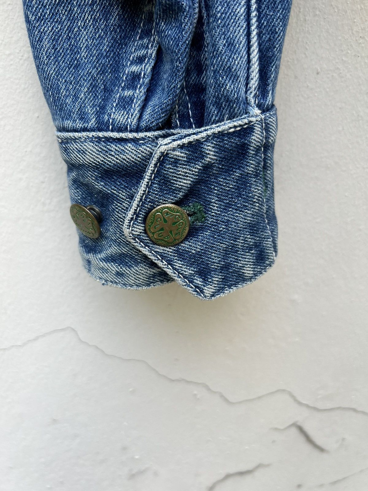 Nicole Club RARE !! Vintage 90s Nicole Club Japan Tactical Denim Jacket Size US L / EU 52-54 / 3 - 17 Thumbnail