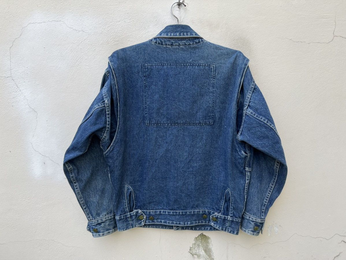 Nicole Club RARE !! Vintage 90s Nicole Club Japan Tactical Denim Jacket Size US L / EU 52-54 / 3 - 12 Thumbnail