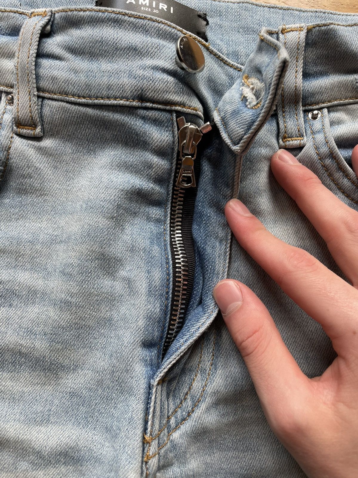 Amiri Amiri Light Blue Jeans Size US 30 / EU 46 - 5 Thumbnail