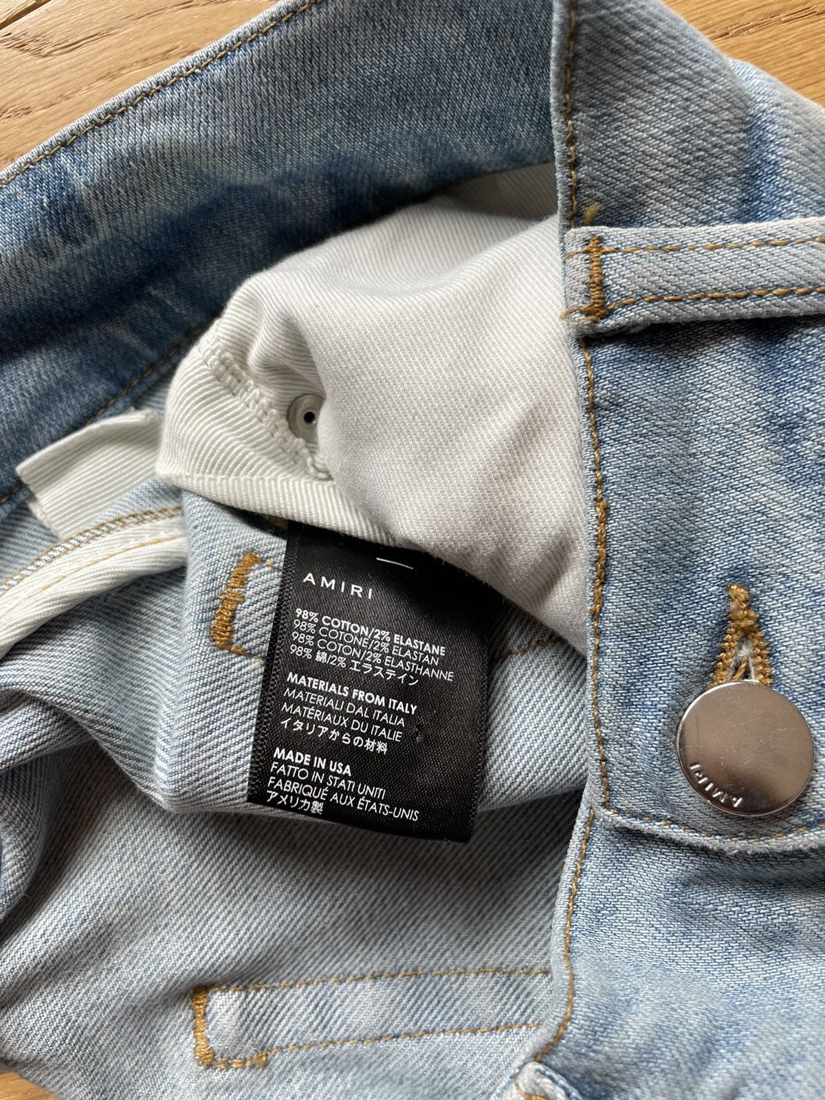 Amiri Amiri Light Blue Jeans Size US 30 / EU 46 - 8 Thumbnail
