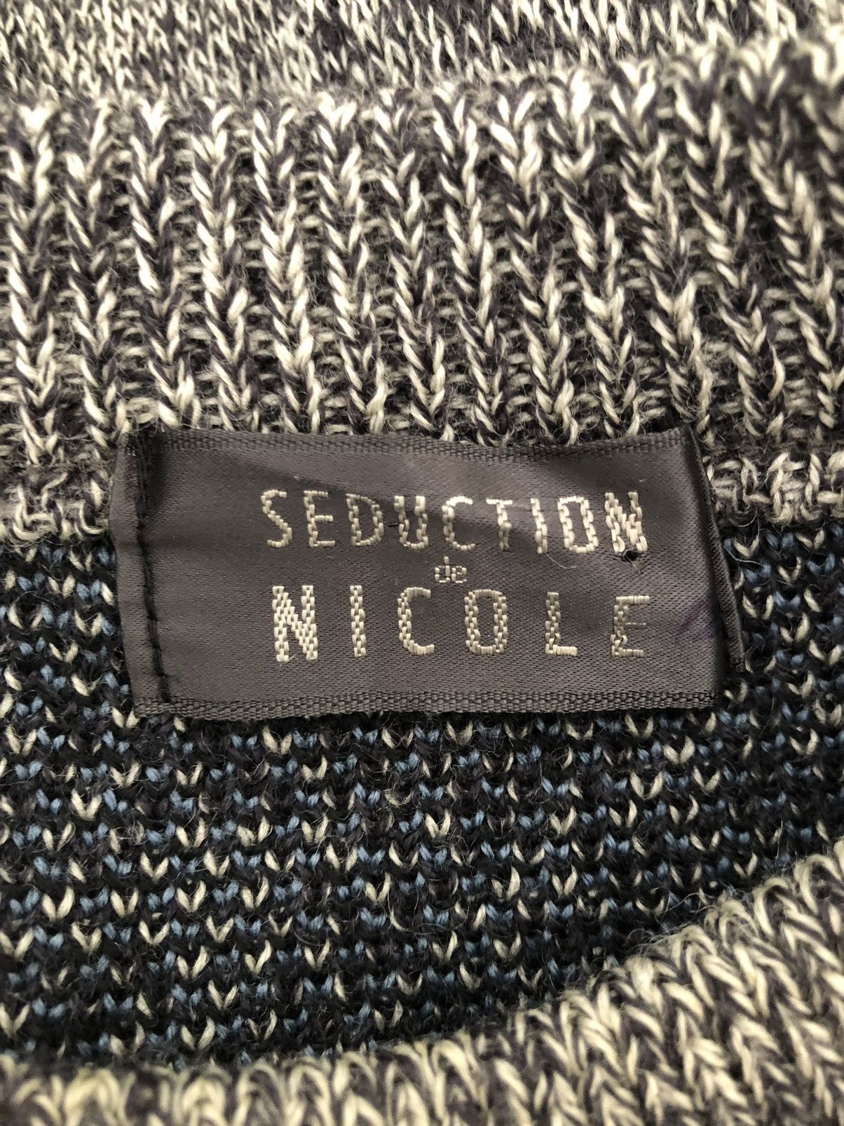 Nicole Club Vintage Seduction de Nicole FW 1994 Abstract Art Knitwear Size US L / EU 52-54 / 3 - 12 Thumbnail