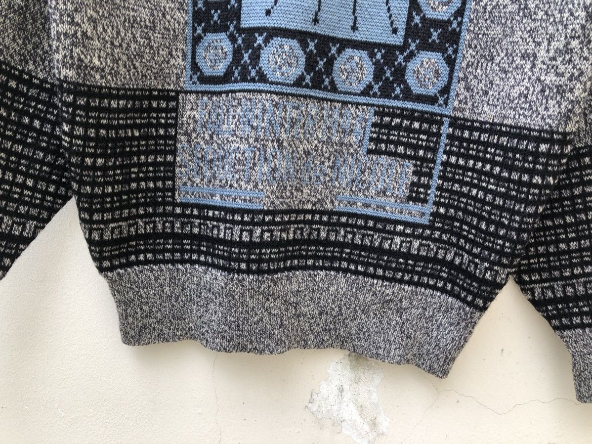 Nicole Club Vintage Seduction de Nicole FW 1994 Abstract Art Knitwear Size US L / EU 52-54 / 3 - 6 Thumbnail