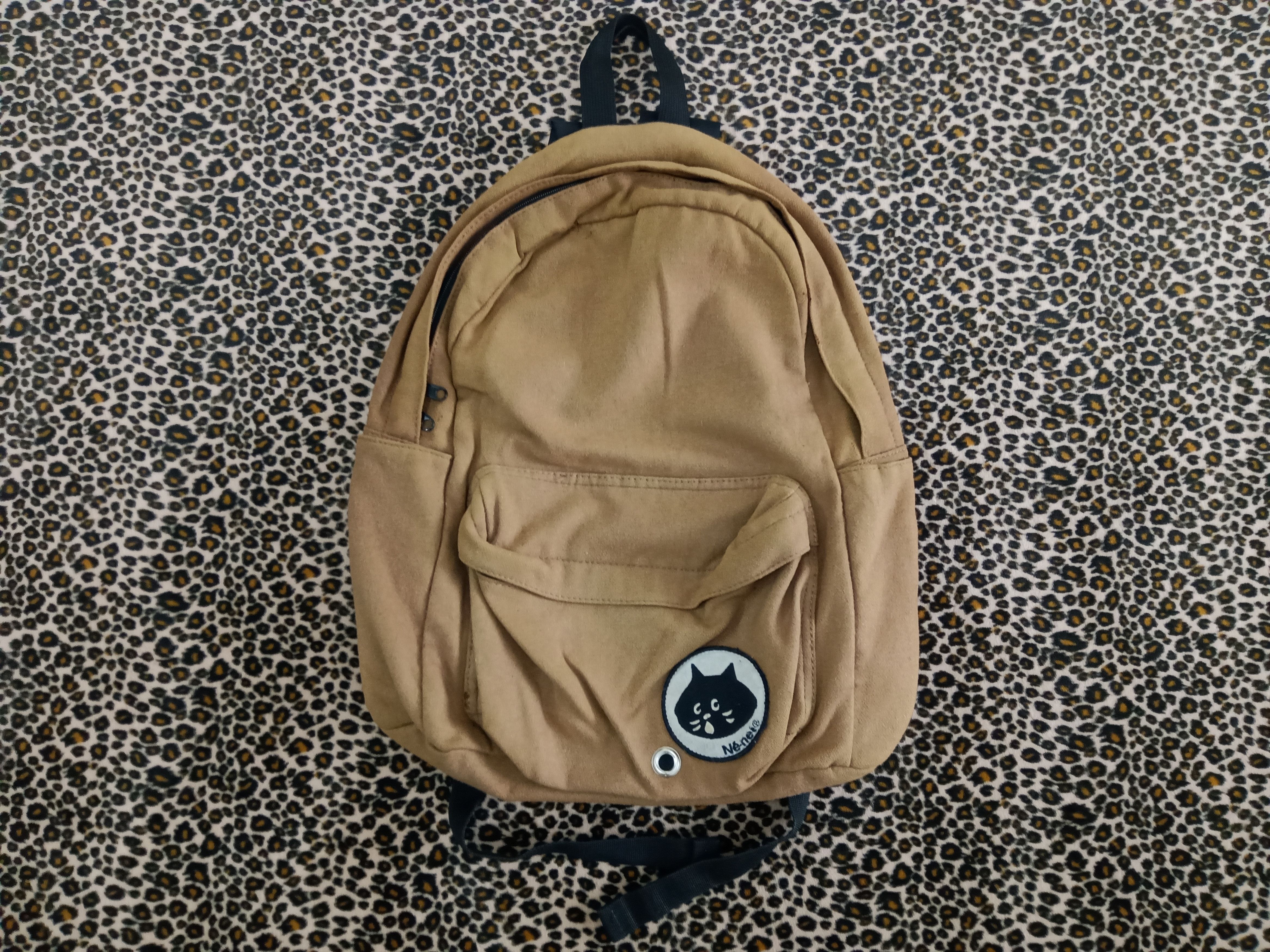 rare! NE-NET by ISSEY MIYAKE JAPANESE DESIGNER WOOL BACKPACK