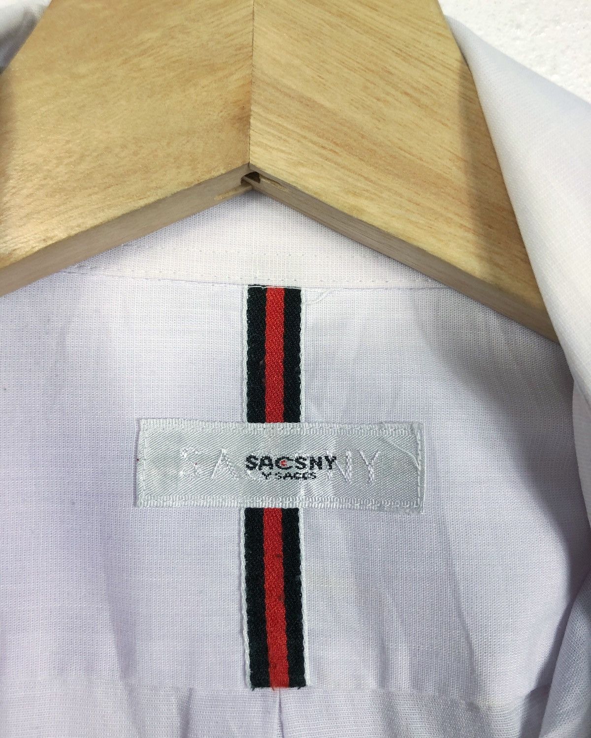 Yohji Yamamoto Rare Vintage Yohji Yamamoto Y’saccs Sacsny Button Down Shirt Size US M / EU 48-50 / 2 - 6 Thumbnail