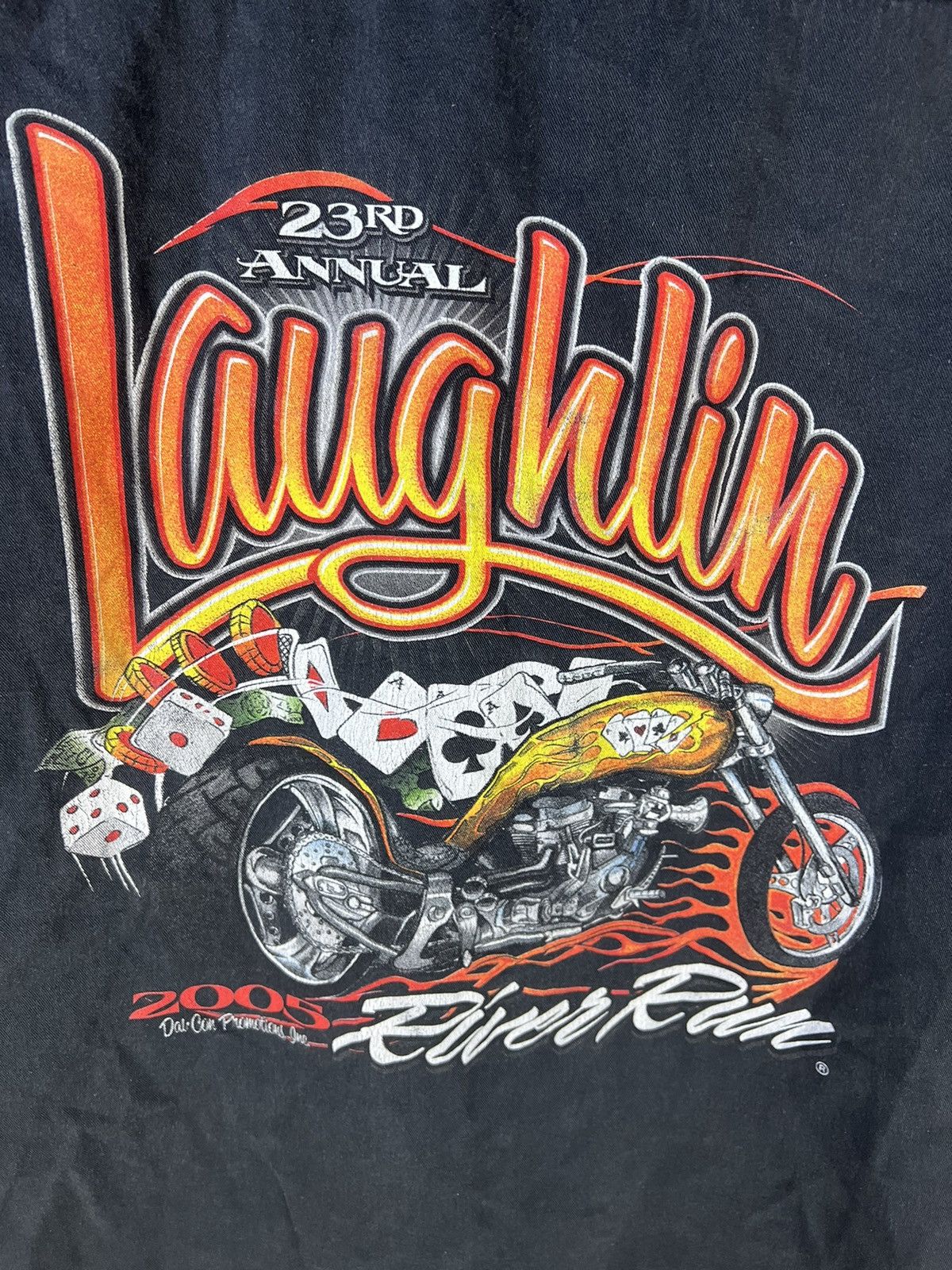Vintage 2005 Laughlin Riven Run Biker Vest Size US L / EU 52-54 / 3 - 4 Thumbnail