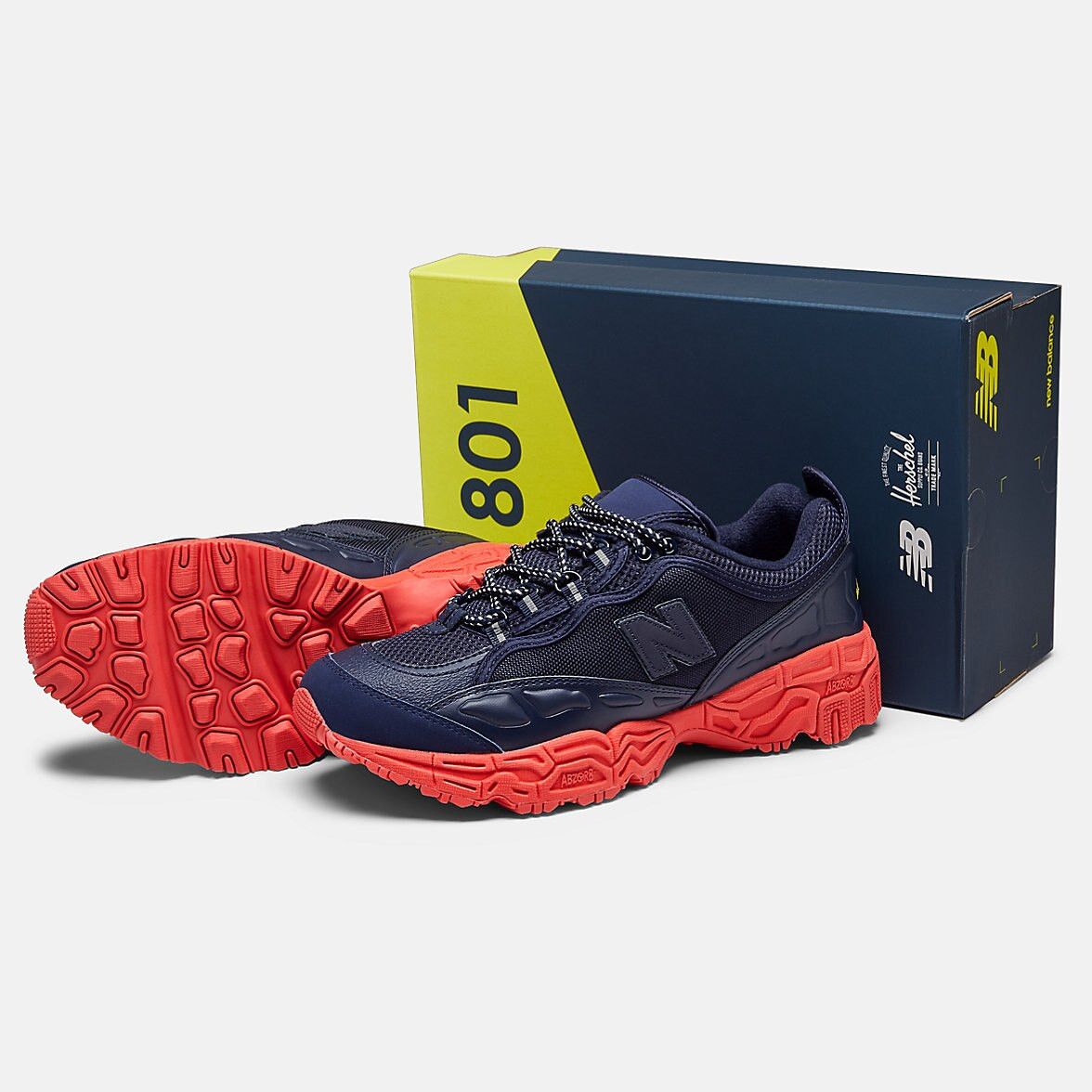 image of Herschel Supply Co x New Balance All Terrain 801 'night Lights' Shoes in Peacoat/Cayenne, Men's