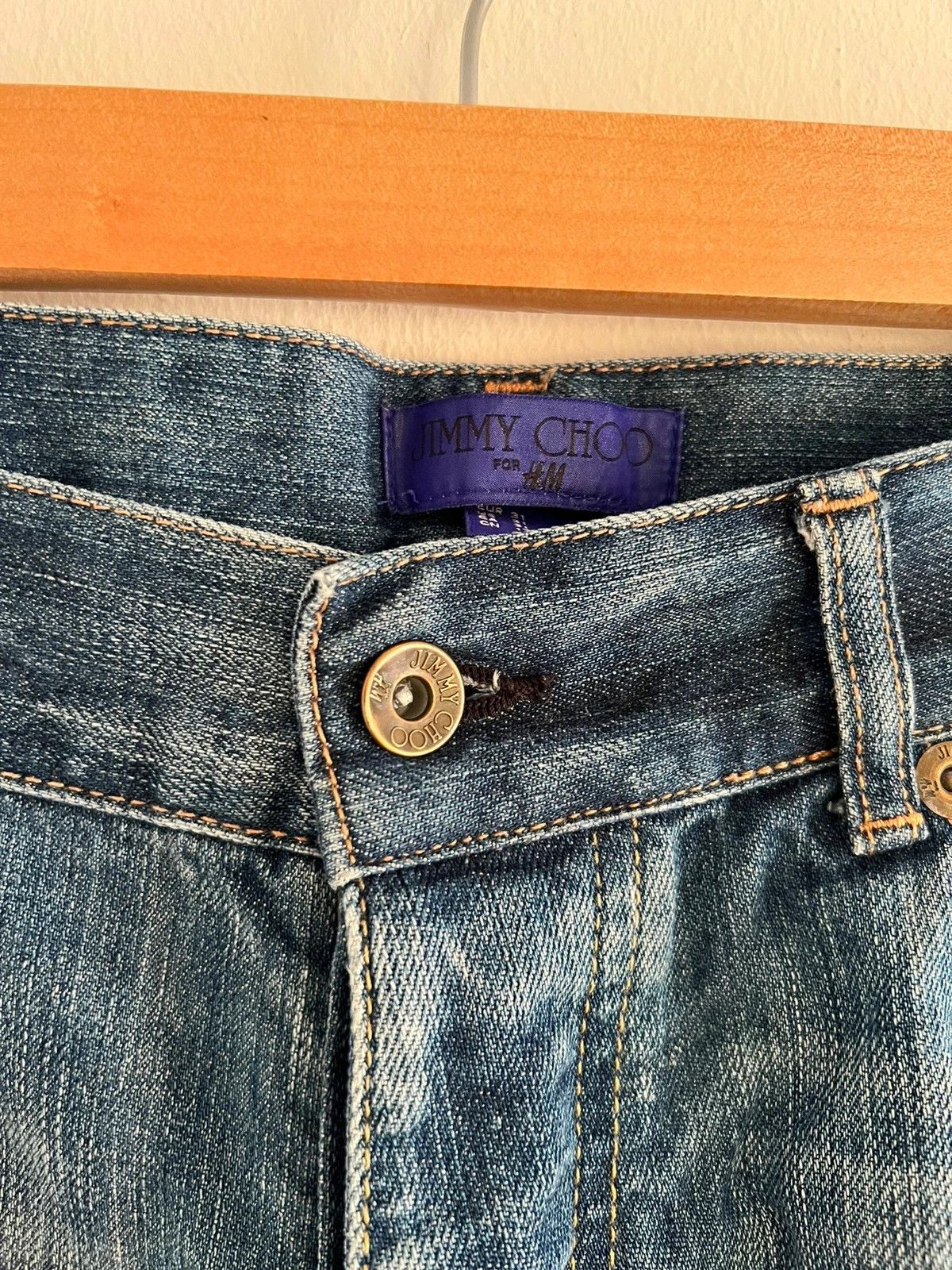 H&M Vintage Jimmy Choo x H&M Blue Jeans Size US 31 - 7 Thumbnail