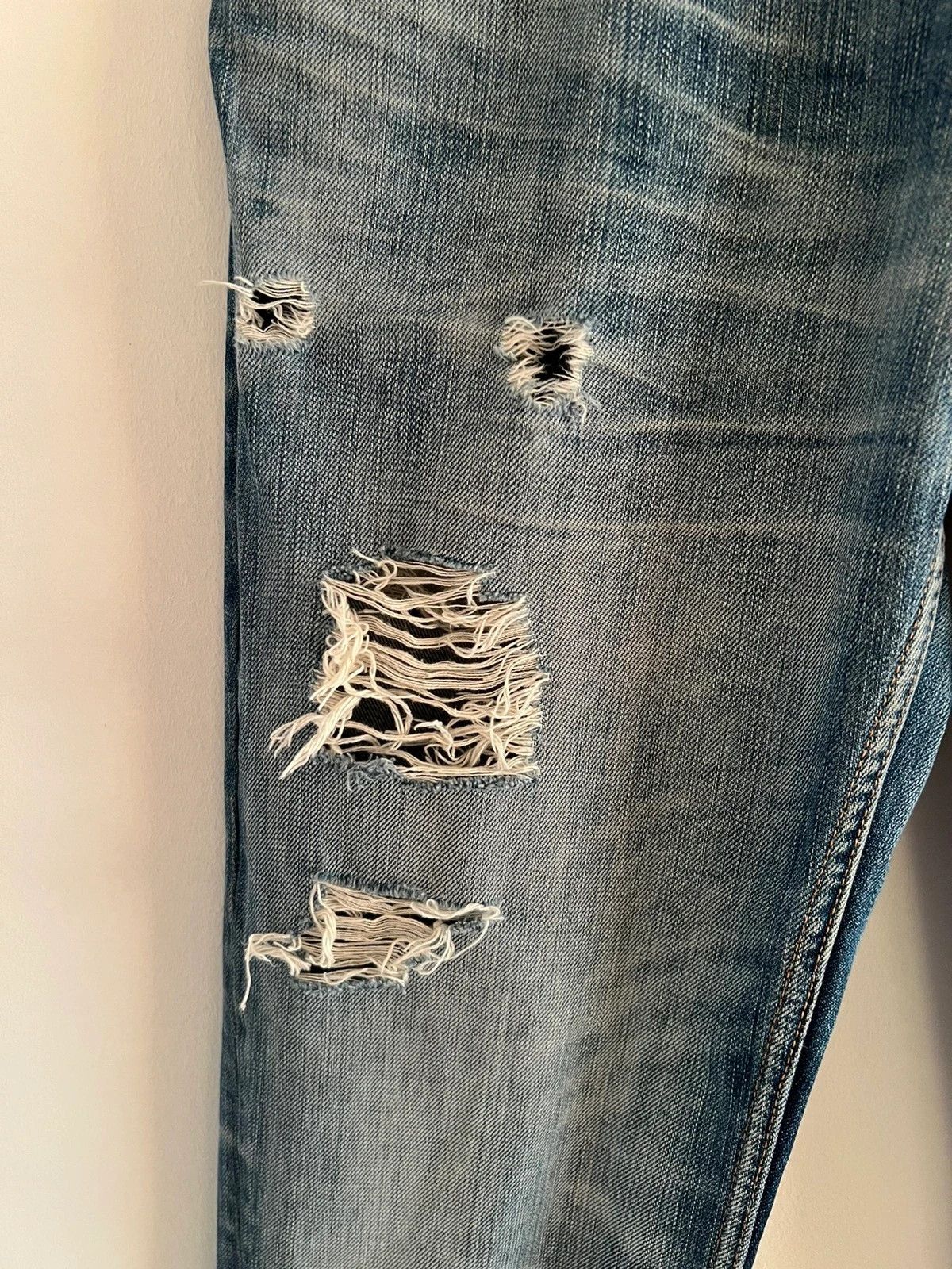 H&M Vintage Jimmy Choo x H&M Blue Jeans Size US 31 - 3 Thumbnail